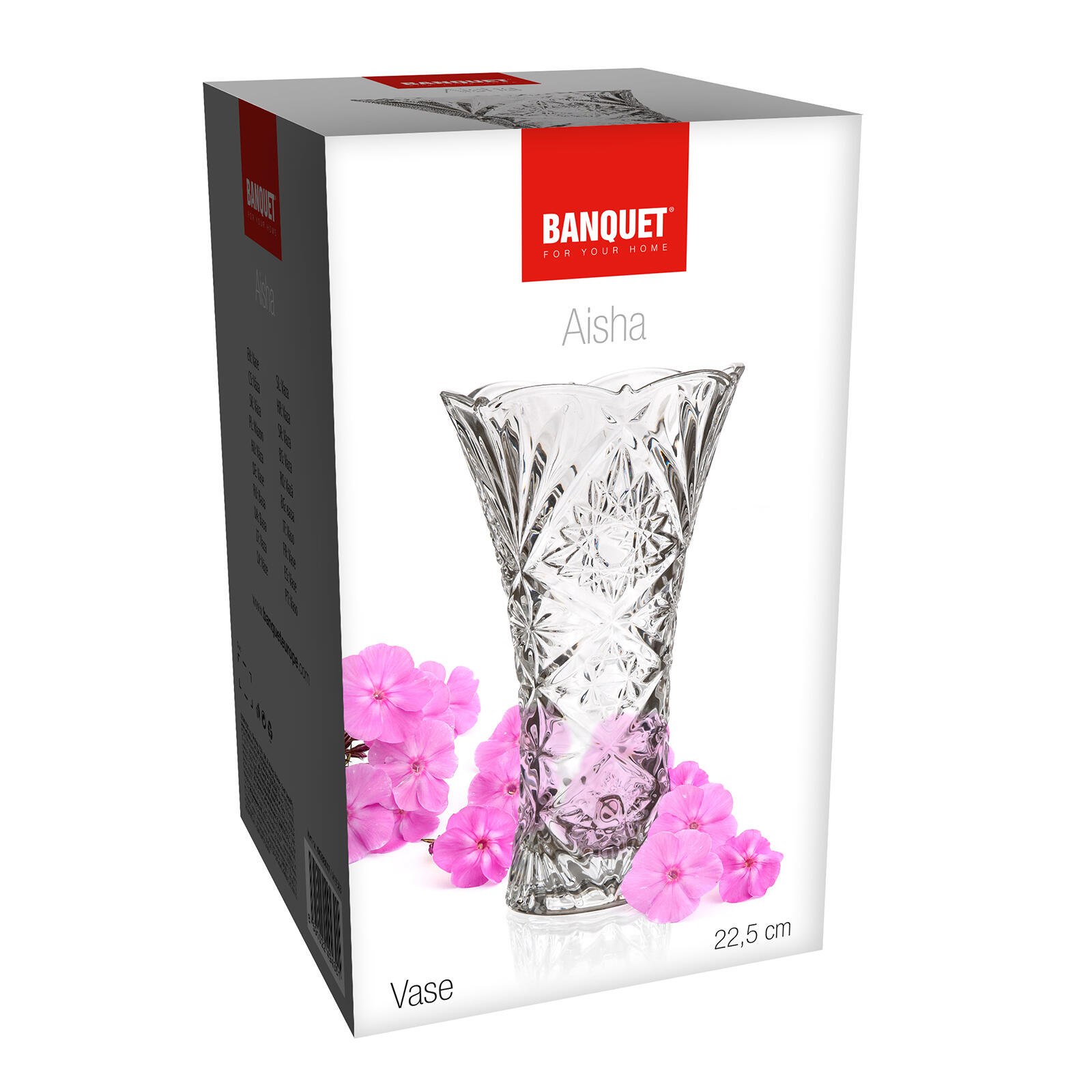 váza AISHA pr.13x23cm skl. 1 Kg MTA MAXMIX Sklad14 267200