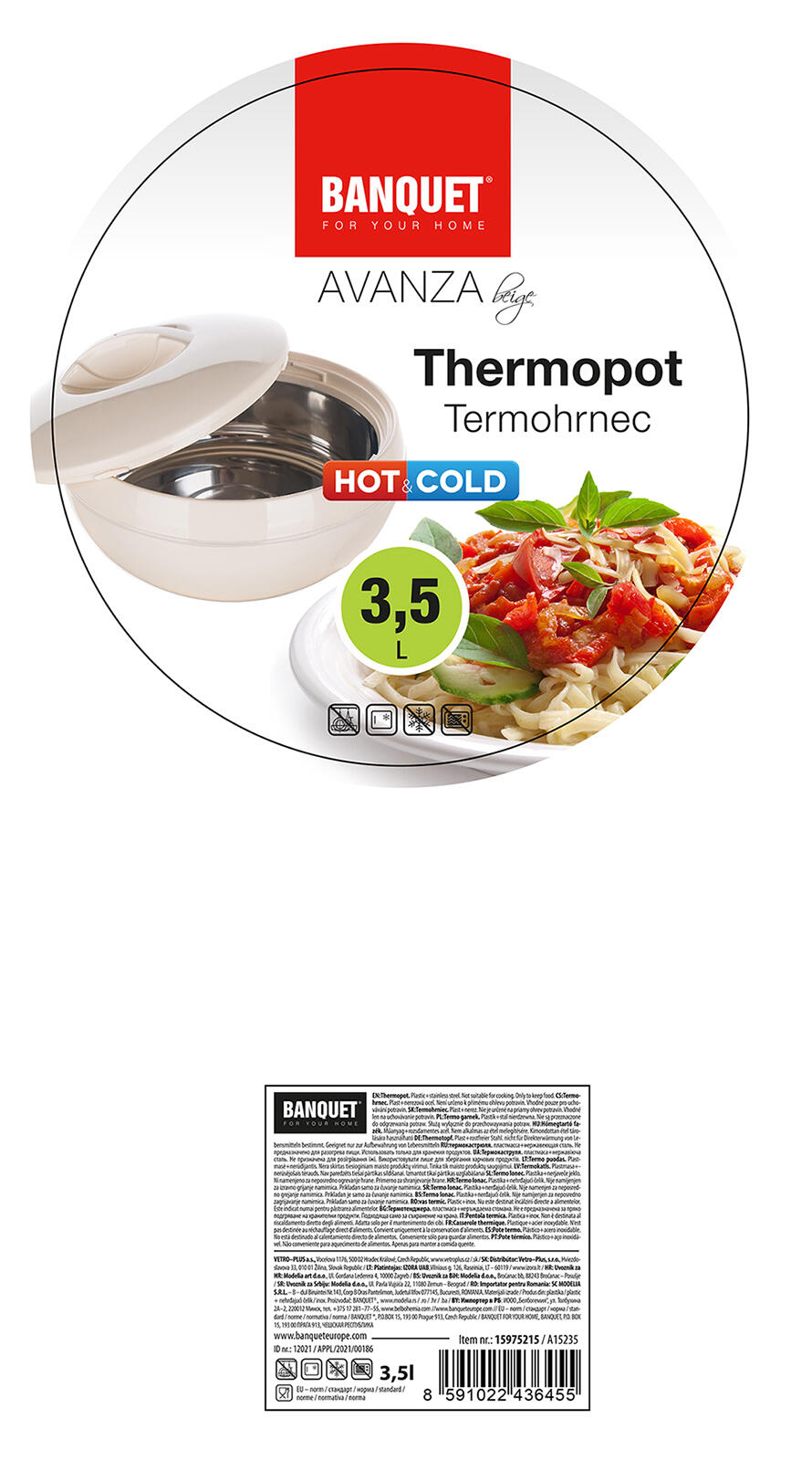 termomísa AVANZA 3,5l BÉŽ