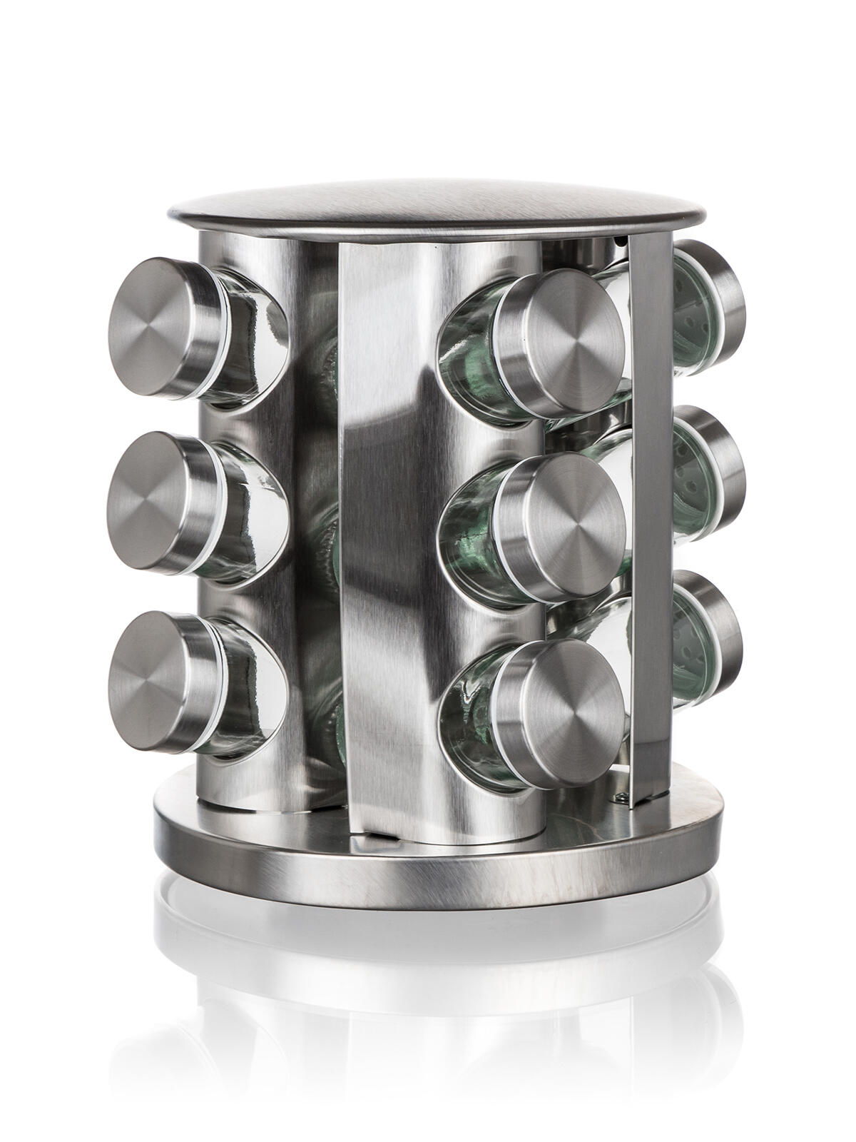 kořenka AKCENT skl.+kov.(12ks) s otoč.stojánkem nerez 1.86 Kg MTA MAXMIX Sklad14 267209