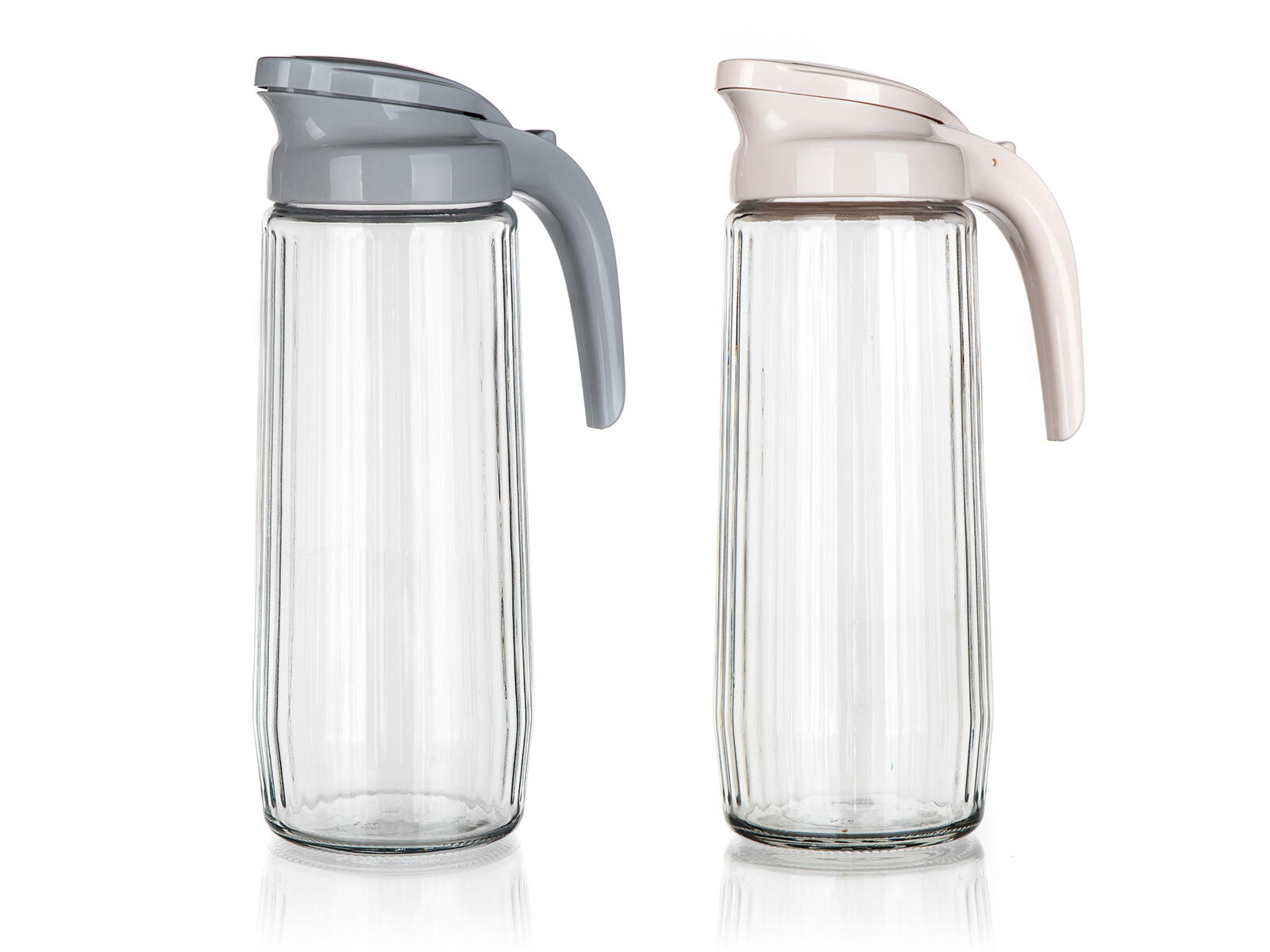 džbán skleněný STRIPE 1500ml, PH víčko mix barev 0.81 Kg MTA MAXMIX Sklad14 267213