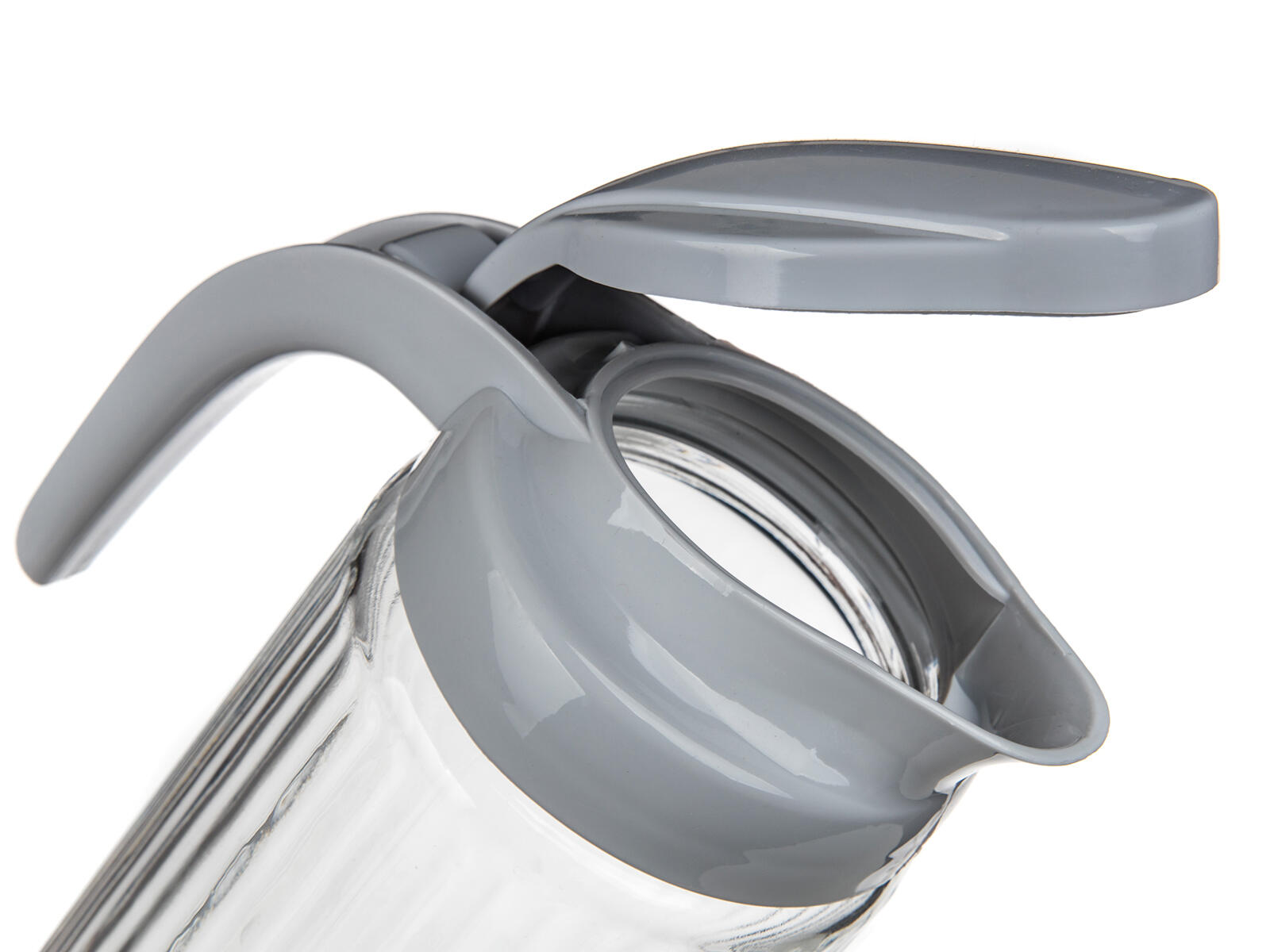 džbán skleněný STRIPE 1500ml, PH víčko mix barev 0.81 Kg MTA MAXMIX Sklad14 267213