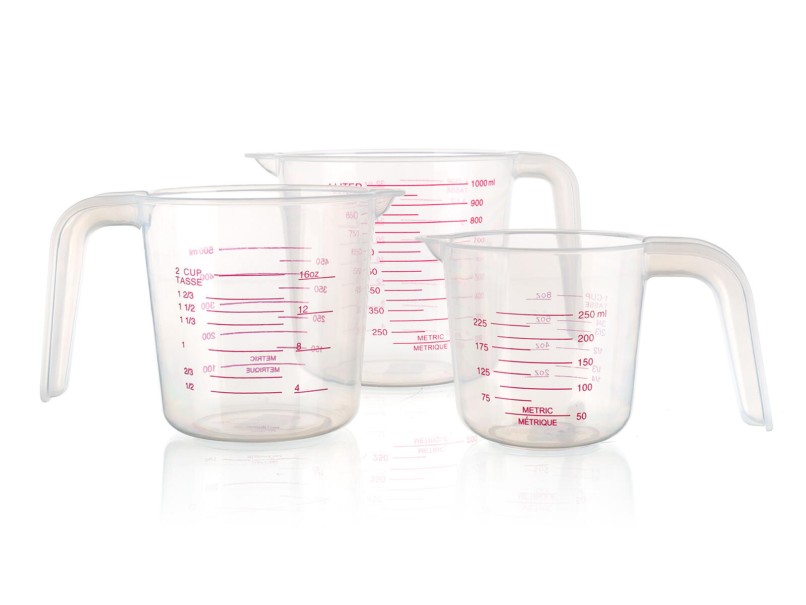 odměrka sada 3díl. (0,25+0,5+1,0l) PH TRA 0.17 Kg MTA MAXMIX Sklad14 267218