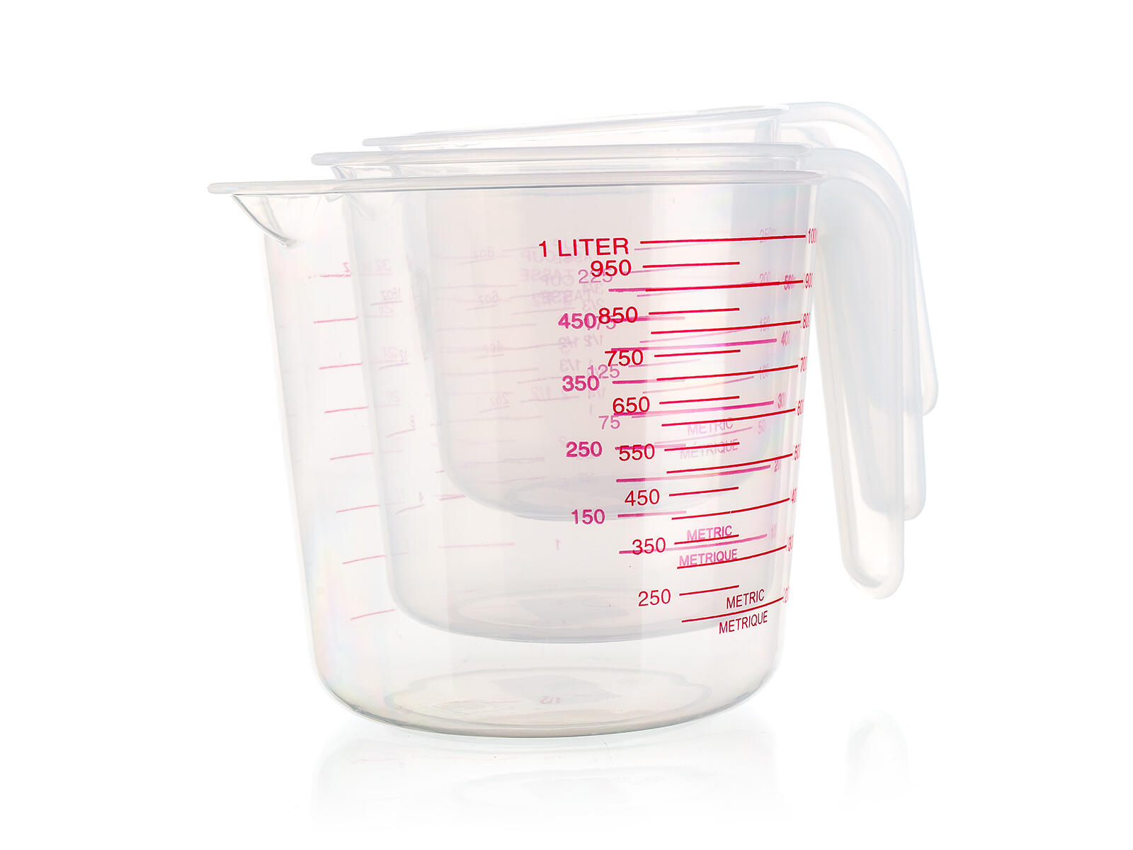 odměrka sada 3díl. (0,25+0,5+1,0l) PH TRA 0.17 Kg MTA MAXMIX Sklad14 267218