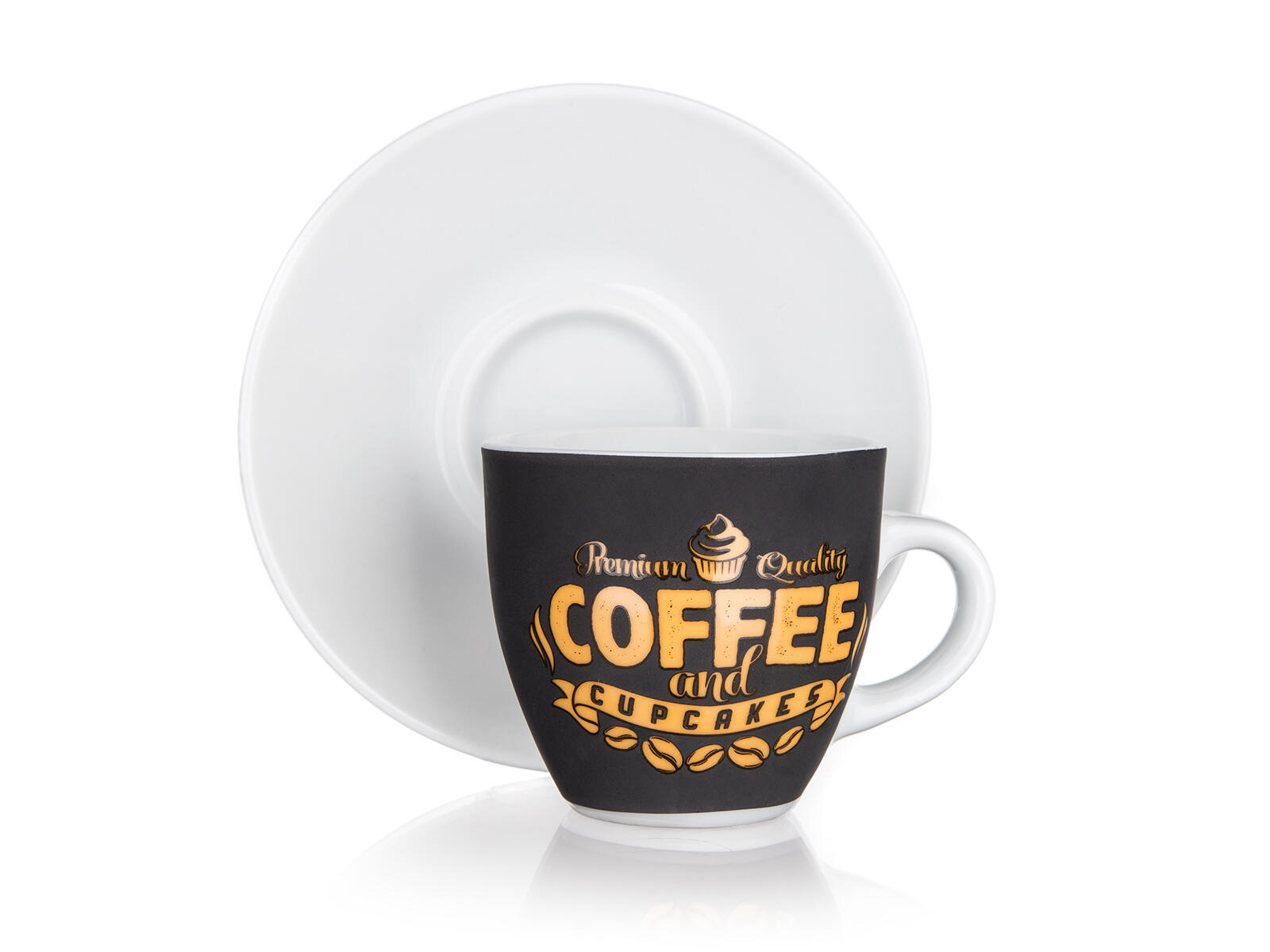 šálek + podšálek  90ml COFFEE&CUPCAKES keramický 0.24 Kg MTA MAXMIX Sklad14 267238