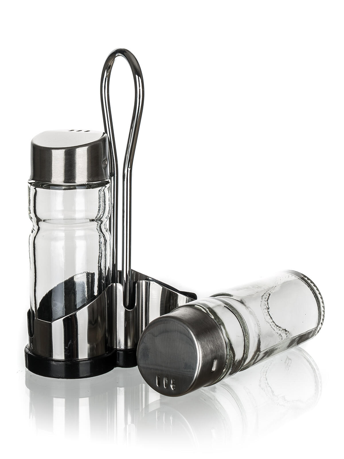 slánka a pepřenka  40ml skl.se stojánkem sklo/nerez 0.21 Kg MTA MAXMIX Sklad14 267241