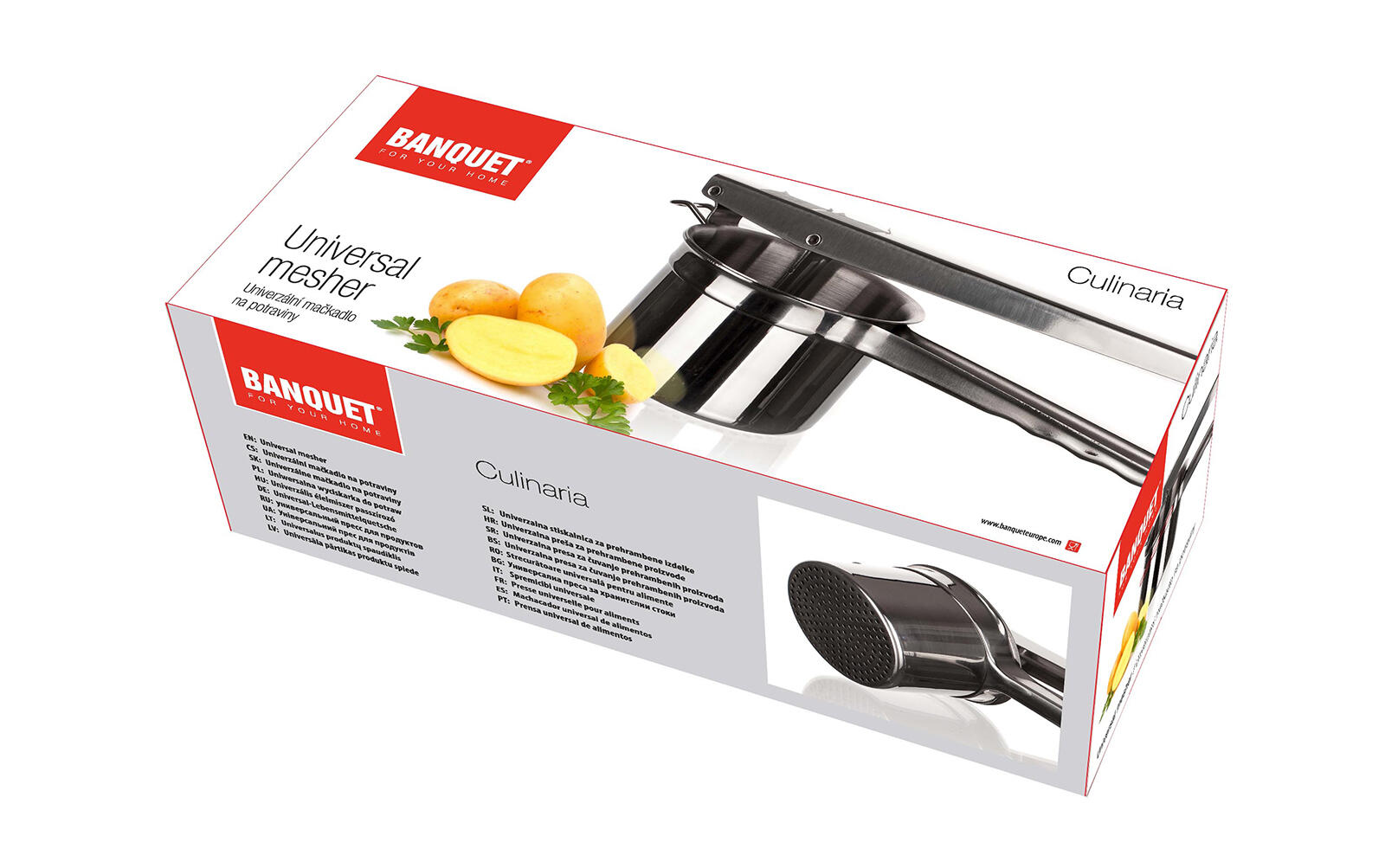 mačkadlo na vař.brambory pákové 29cm pr.10cm nerez 0.62 Kg MTA MAXMIX Sklad14 267271