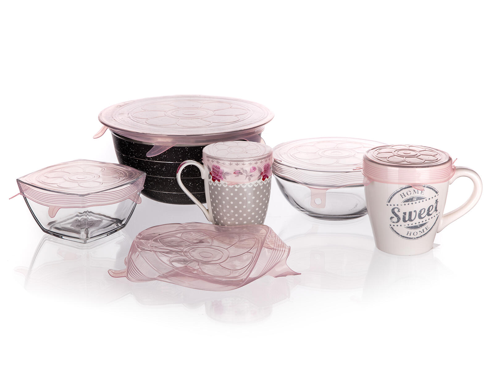 víčko flexibilní sada 6díl.(6,2/9/11/13,5/16/20cm) CULINARIA silik 0.14 Kg MTA MAXMIX Sklad14 267294