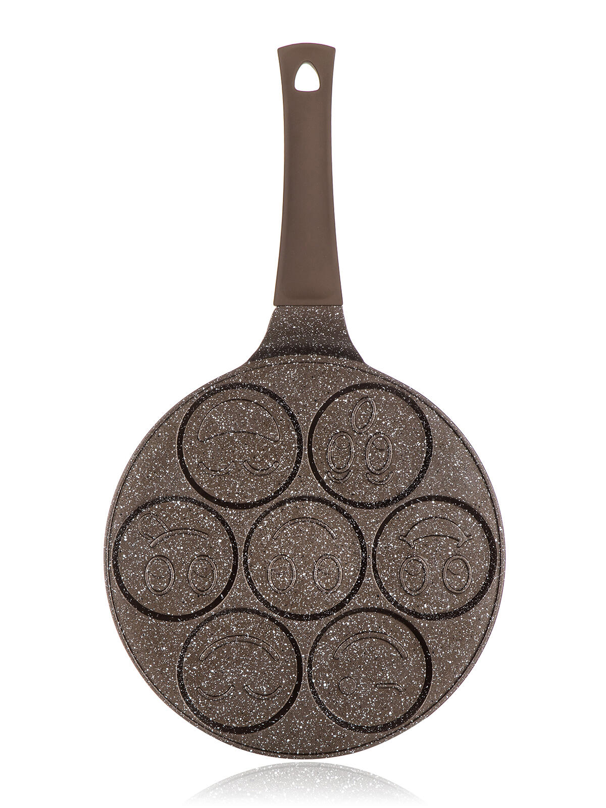 lívanečník GRANITE BROWN Smile 26cm, 7 lívanců, nepřilnavý povrch 1.14 Kg MTA MAXMIX Sklad14 267296