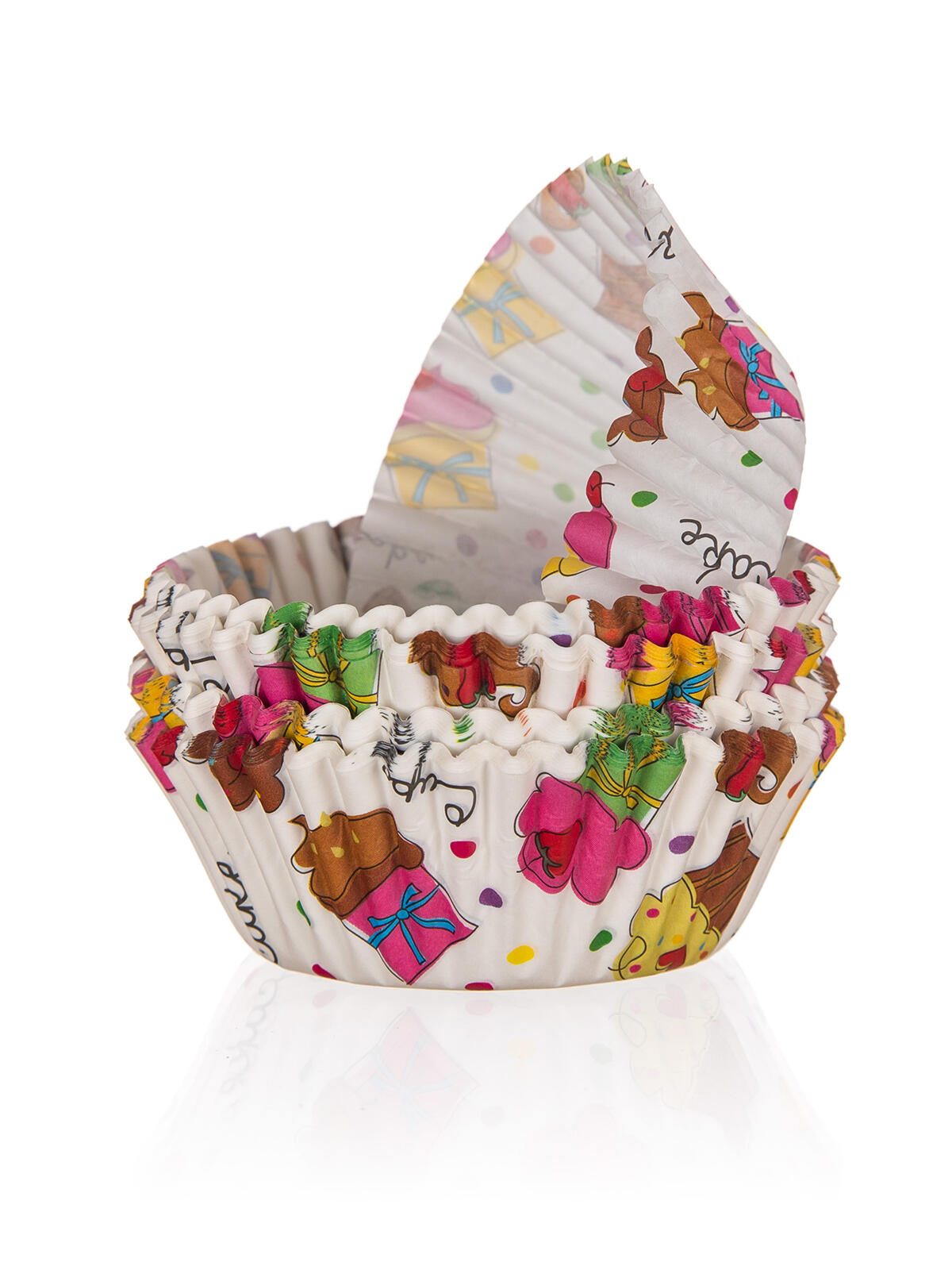 košíček cukrářský 8,7x4cm papírový (100ks) MUFFINS mix 0.03 Kg MTA MAXMIX Sklad14 267303