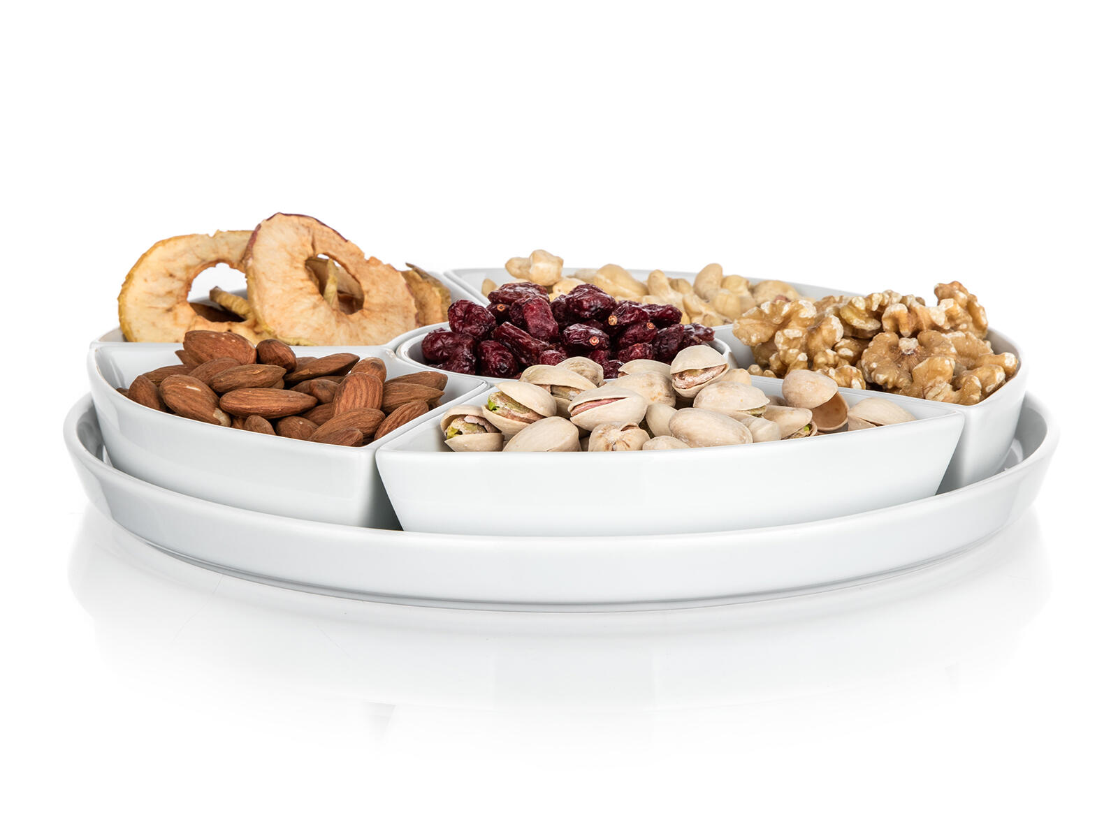 miska sada 7díl.(6xmiska,1xtác) pr.28cm BIANCA porcelán BÍ 2.27 Kg MTA MAXMIX Sklad14 267313