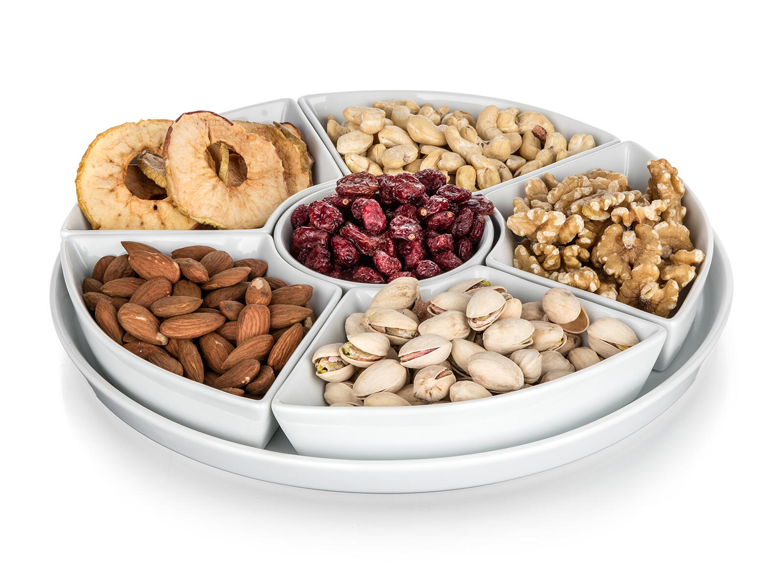 miska sada 7díl.(6xmiska,1xtác) pr.28cm BIANCA porcelán BÍ 2.27 Kg MTA MAXMIX Sklad14 267313