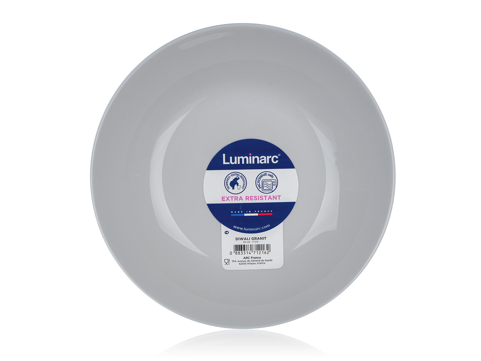 talíř hluboký skleněný DIWALI 20cm ŠE 0.33 Kg MTA MAXMIX Sklad14 267317