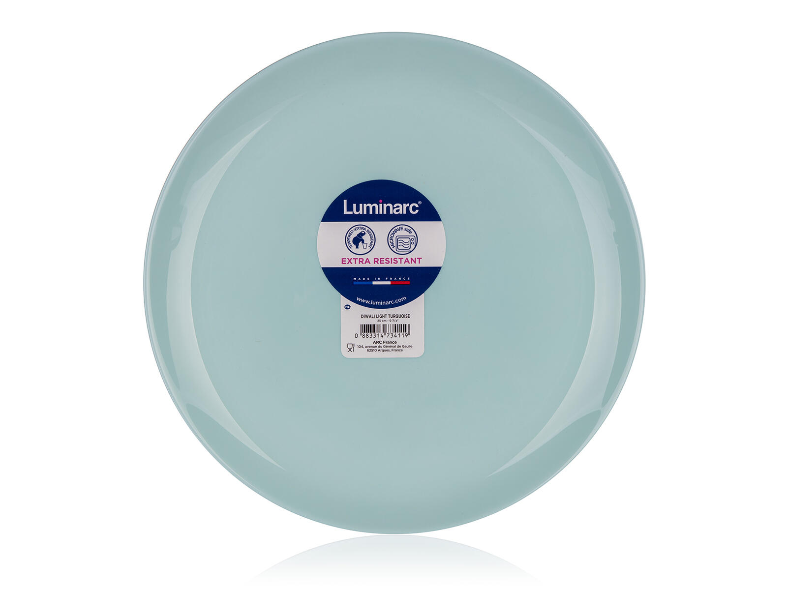 talíř mělký skleněný DIWALI 25cm TYRK 0.41 Kg MTA MAXMIX Sklad14 267323