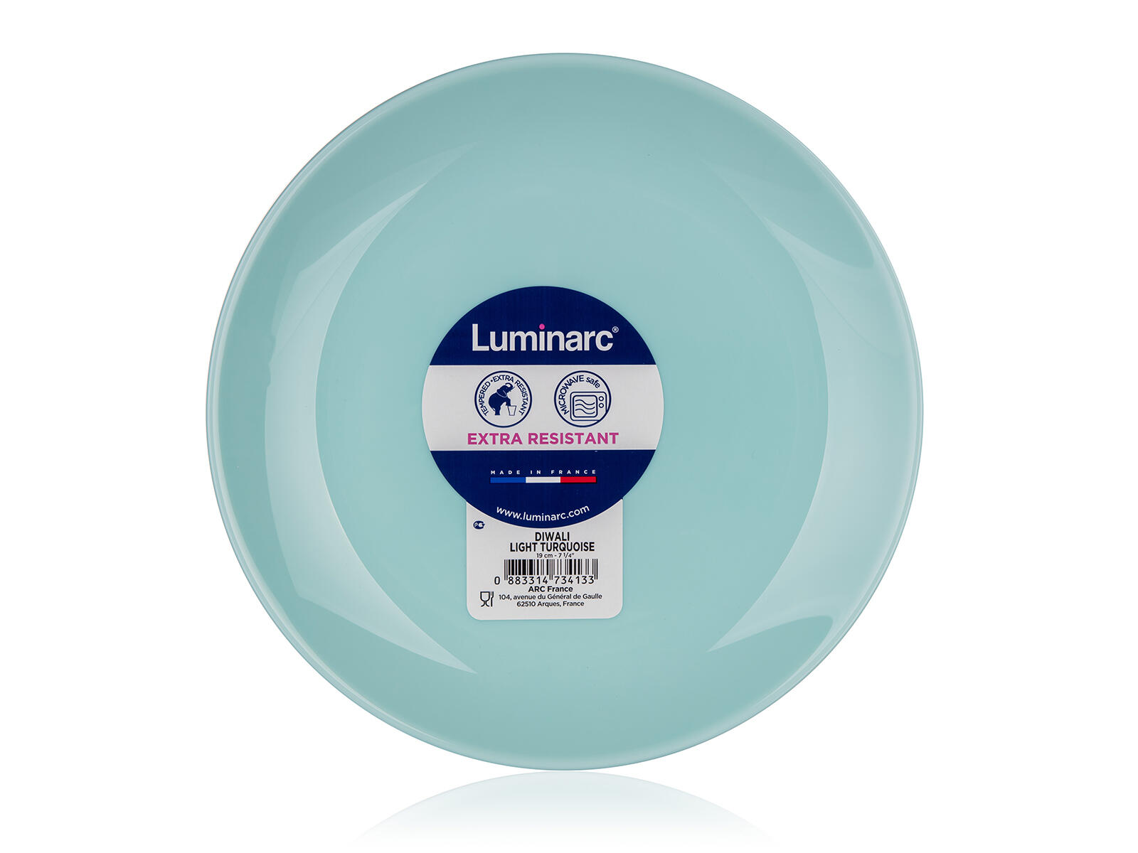 talíř dezertní skleněný DIWALI 19cm TYRK 0.24 Kg MTA MAXMIX Sklad14 267324