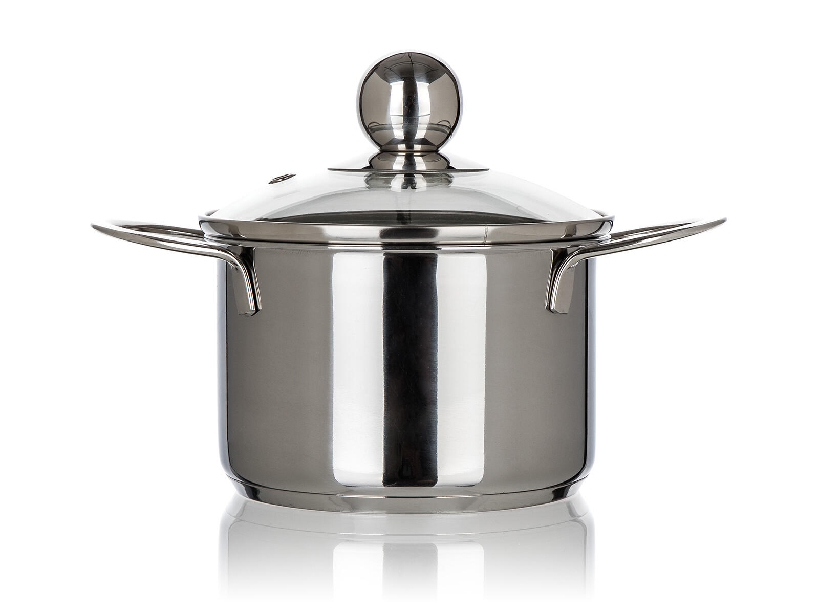 hrnec  12cm se skl.poklicí 0,85l nerez PICCOLO 0.52 Kg MTA MAXMIX Sklad14 267355