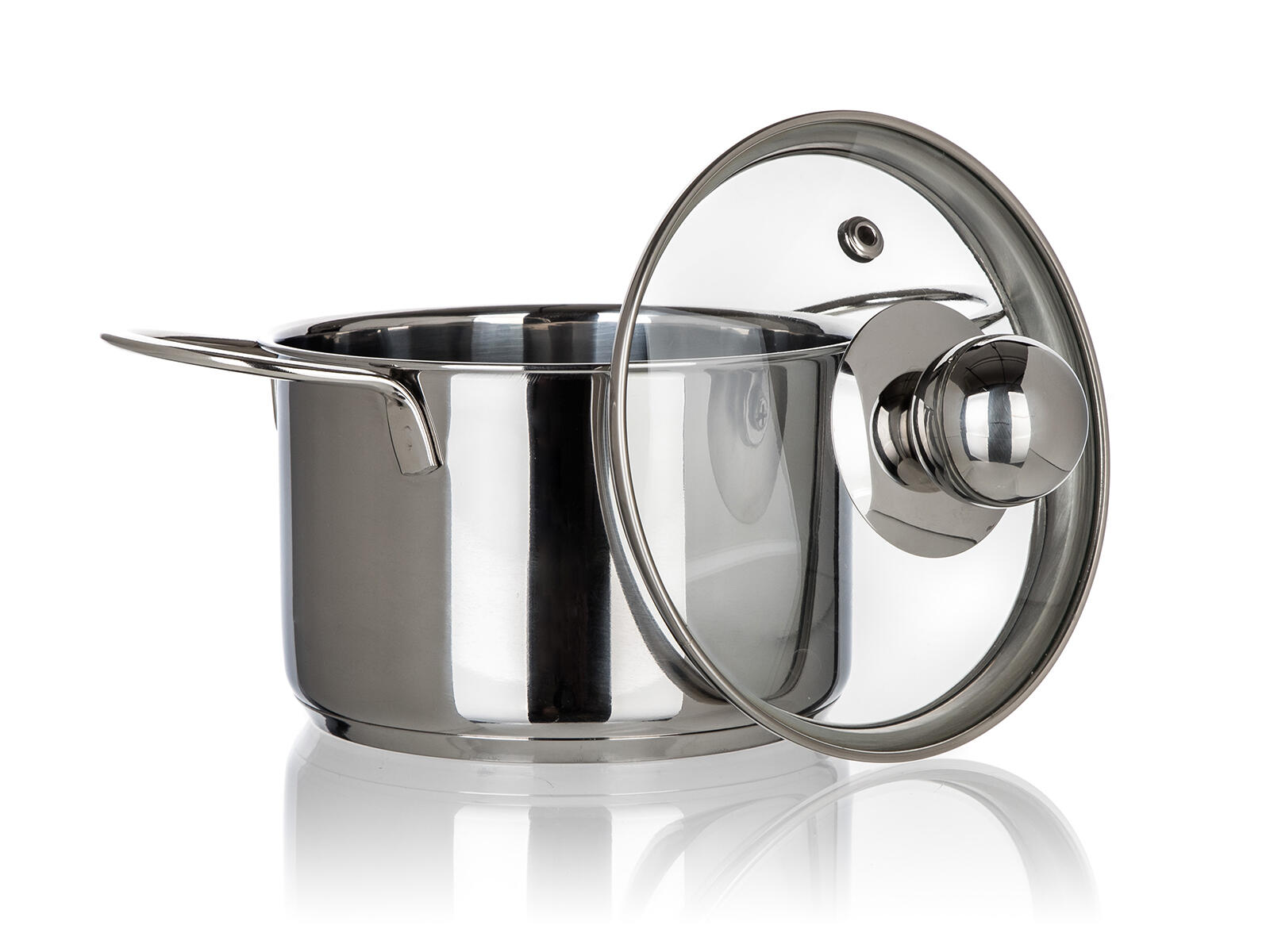 hrnec  12cm se skl.poklicí 0,85l nerez PICCOLO 0.52 Kg MTA MAXMIX Sklad14 267355