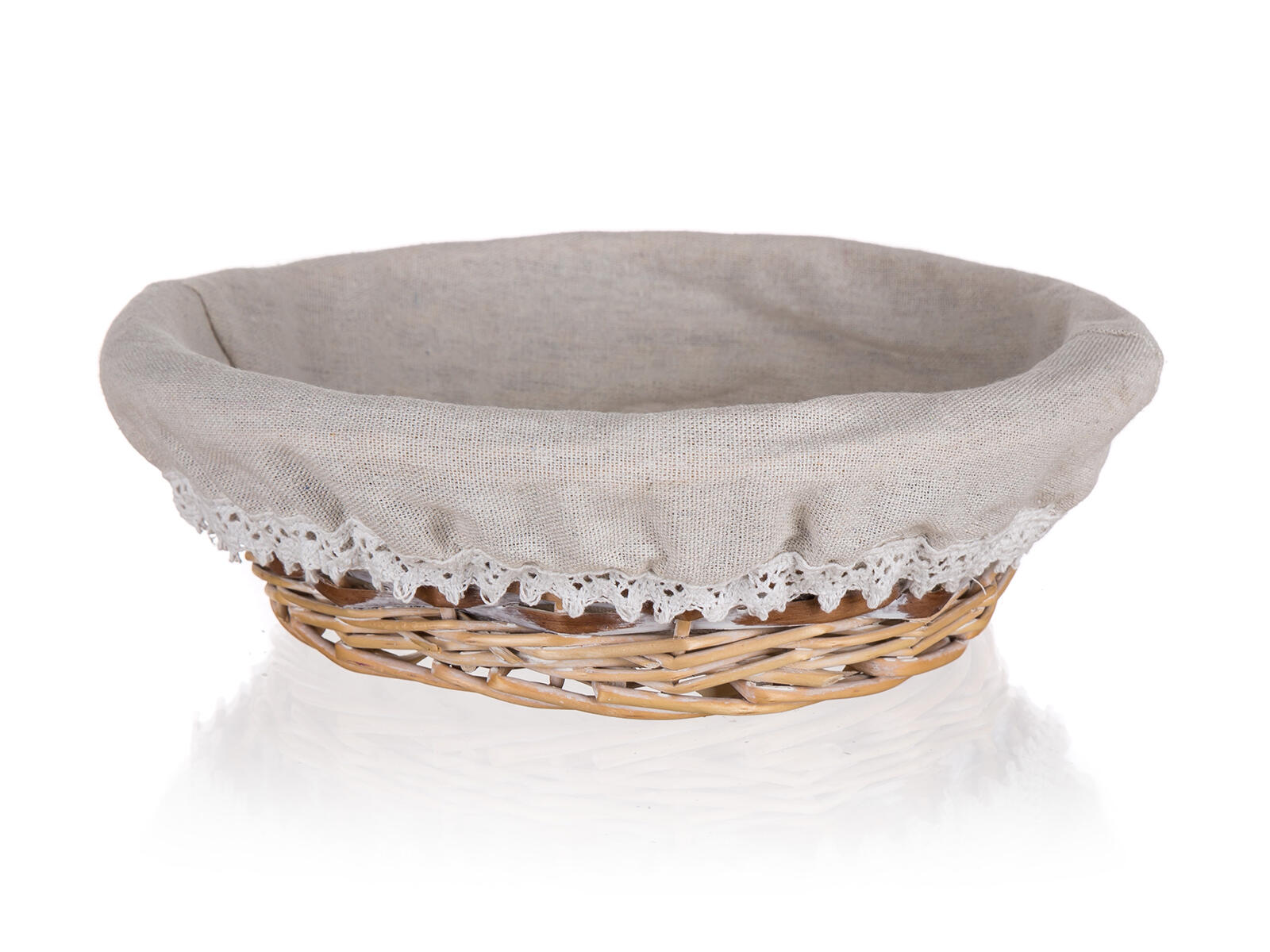 košík DUO kulatý 26x8cm proutěný 0.1 Kg MTA MAXMIX Sklad14 267368