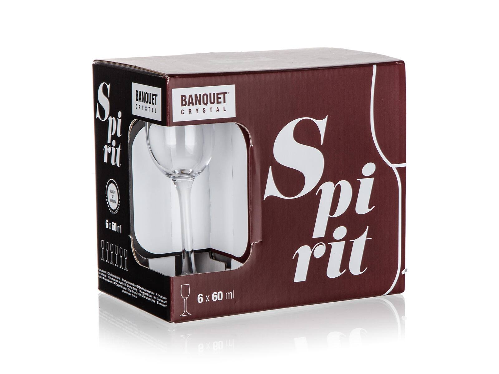 sklenice na likér 60ml LEONA (6ks) 0.6 Kg MTA MAXMIX Sklad14 266109