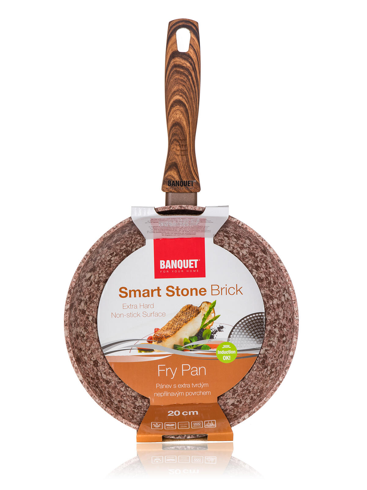 pánev 20x4,3cm nepřiln. povrch SMART STONE