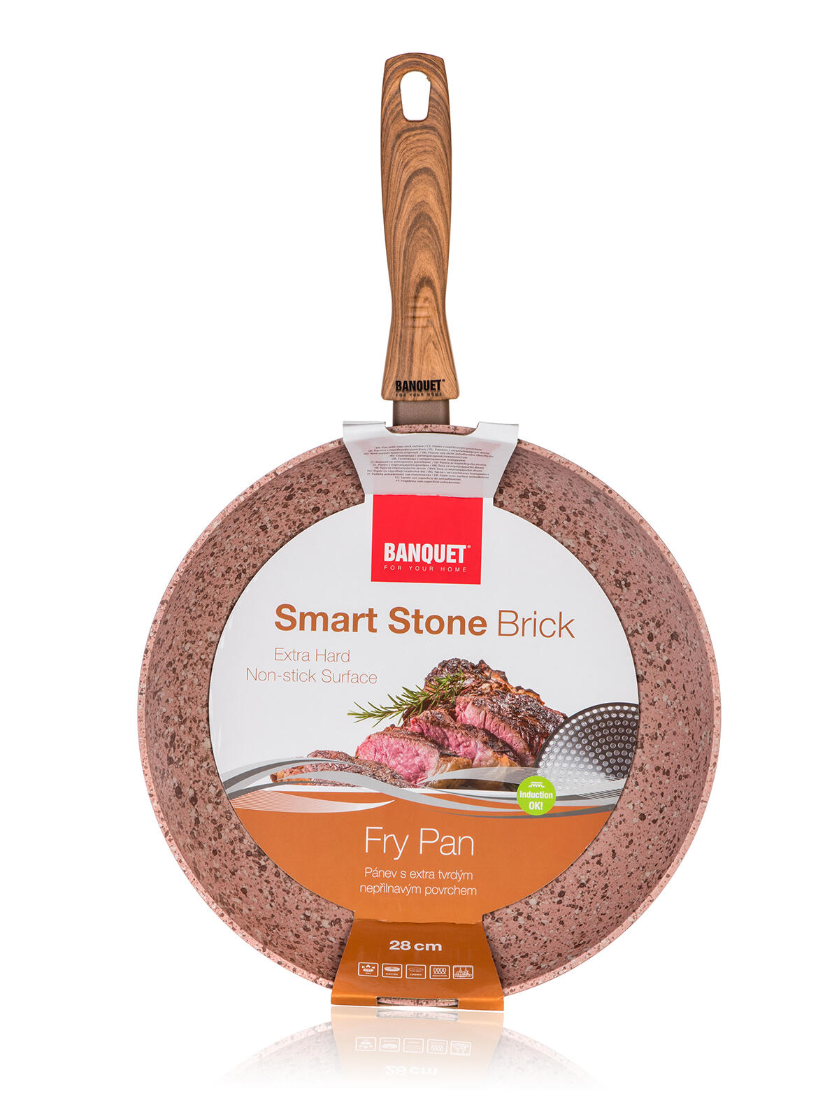 pánev 28x5,3cm nepřiln. povrch SMART STONE