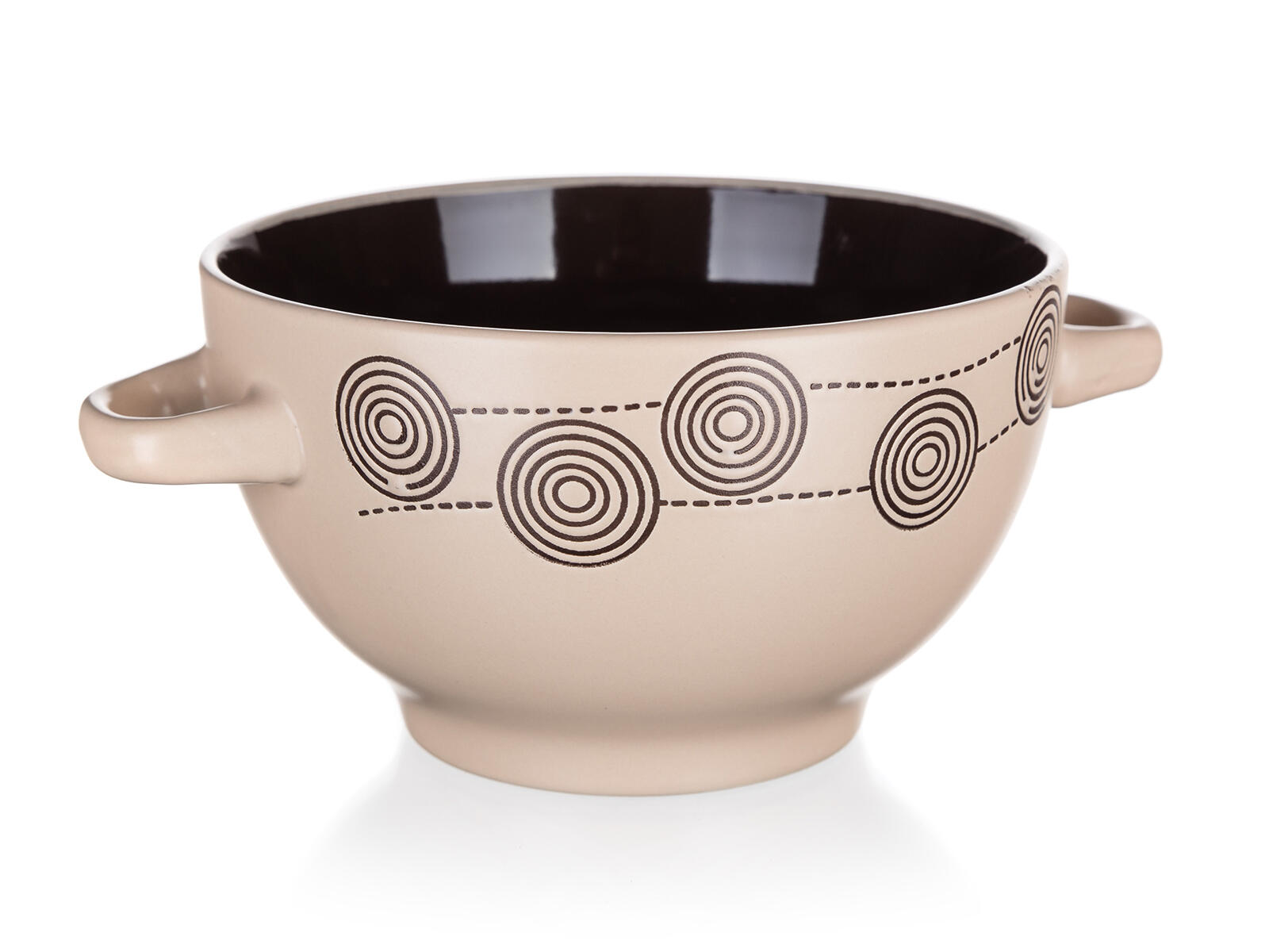 miska 13,5cm SPIRÁLA KRÉM keramická