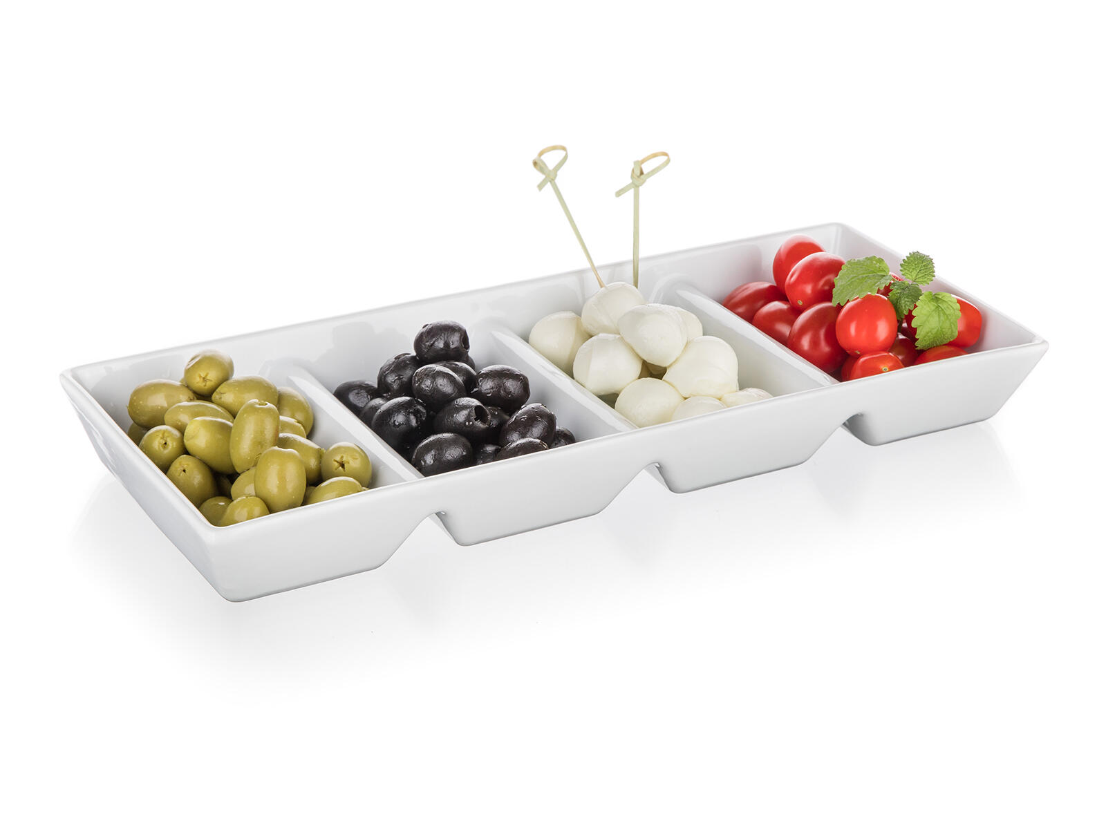 miska dělená 33,7x13,7cm porcelán BIANCA 0.95 Kg MTA MAXMIX Sklad14 266166