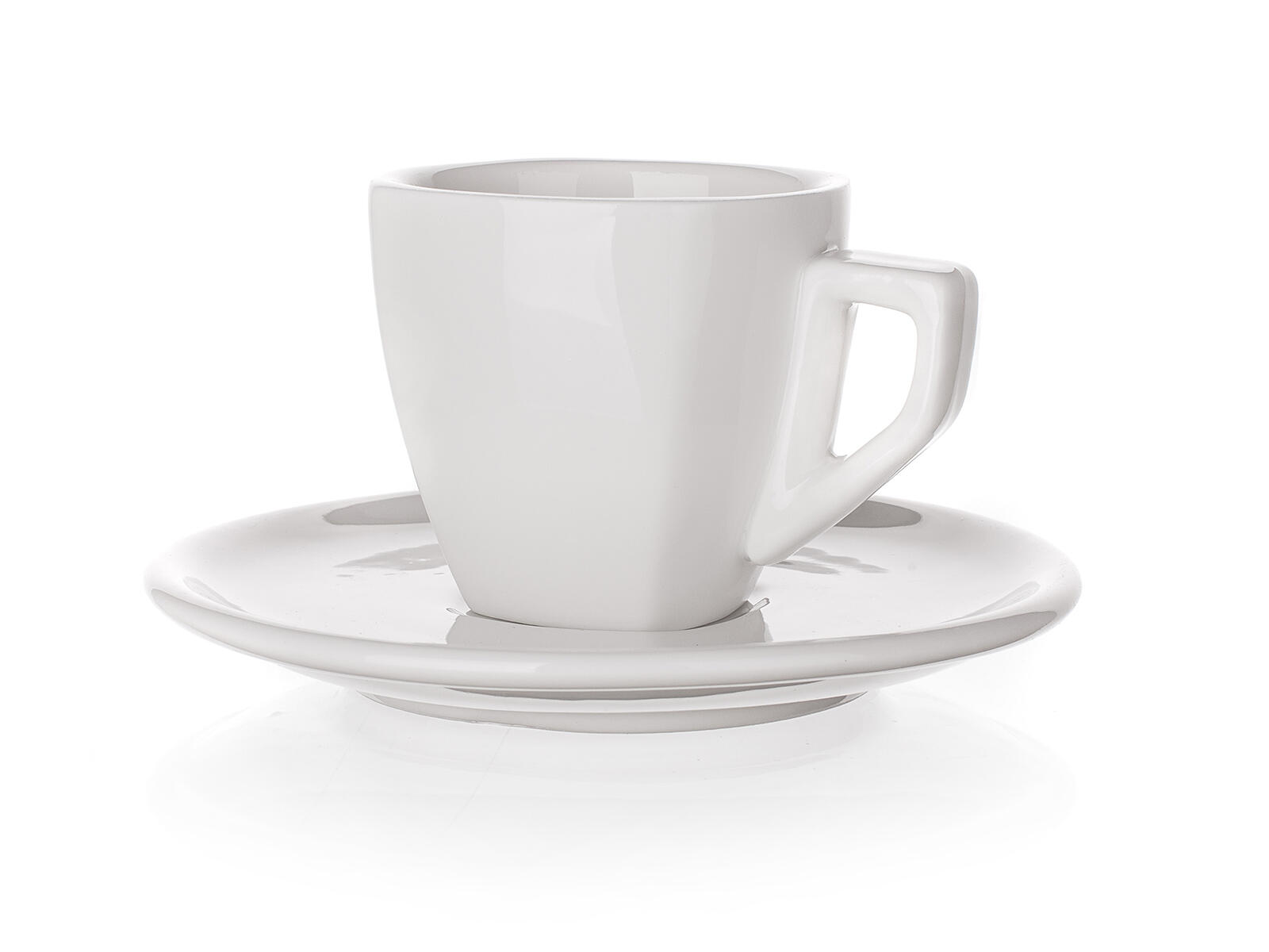 šálek + podšálek  60ml square ALBA BÍ porcelánový 0.23 Kg MTA MAXMIX Sklad14 266170