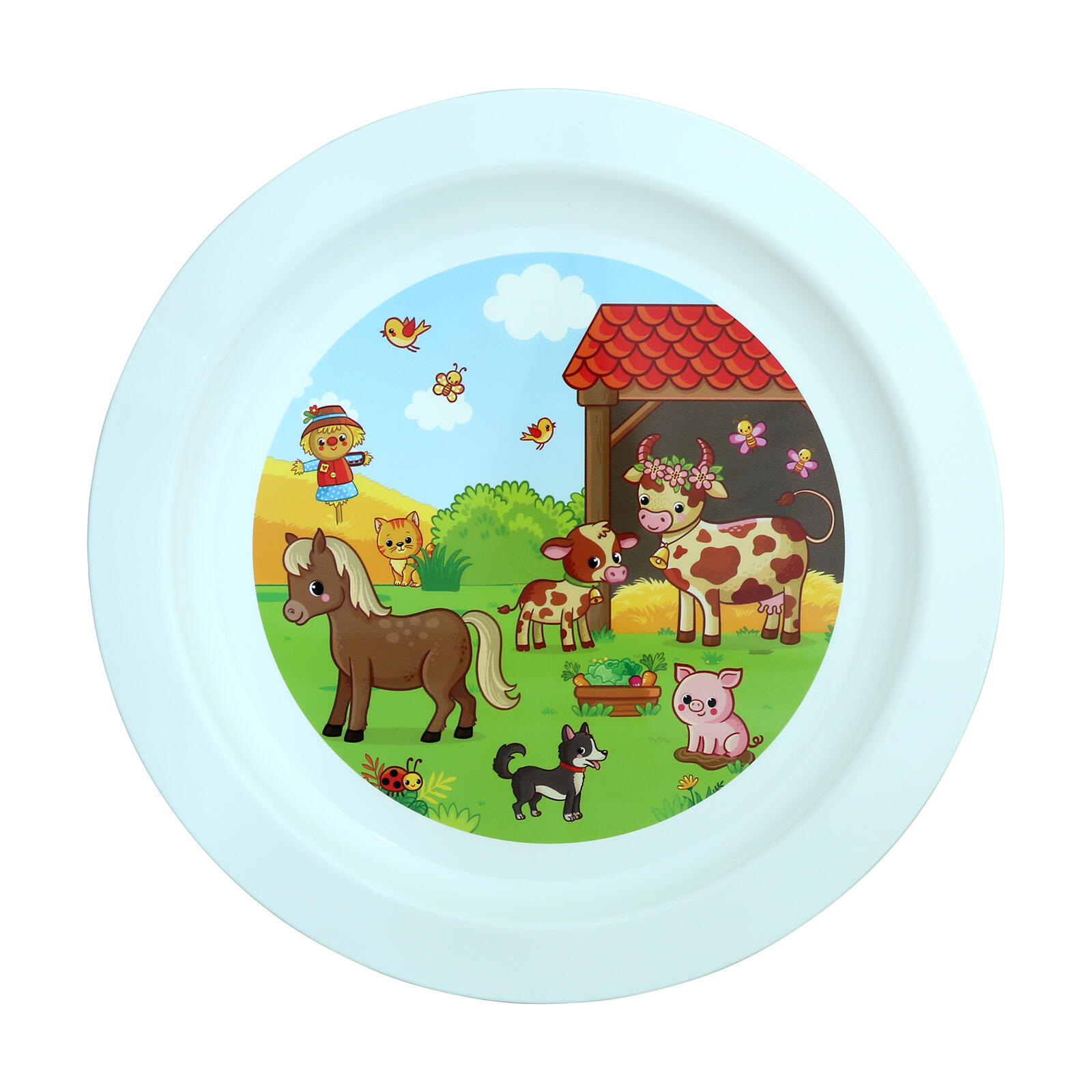 talíř dětský mělký 21cm FARMA PH mix barev 0.07 Kg MTA MAXMIX Sklad14 259275