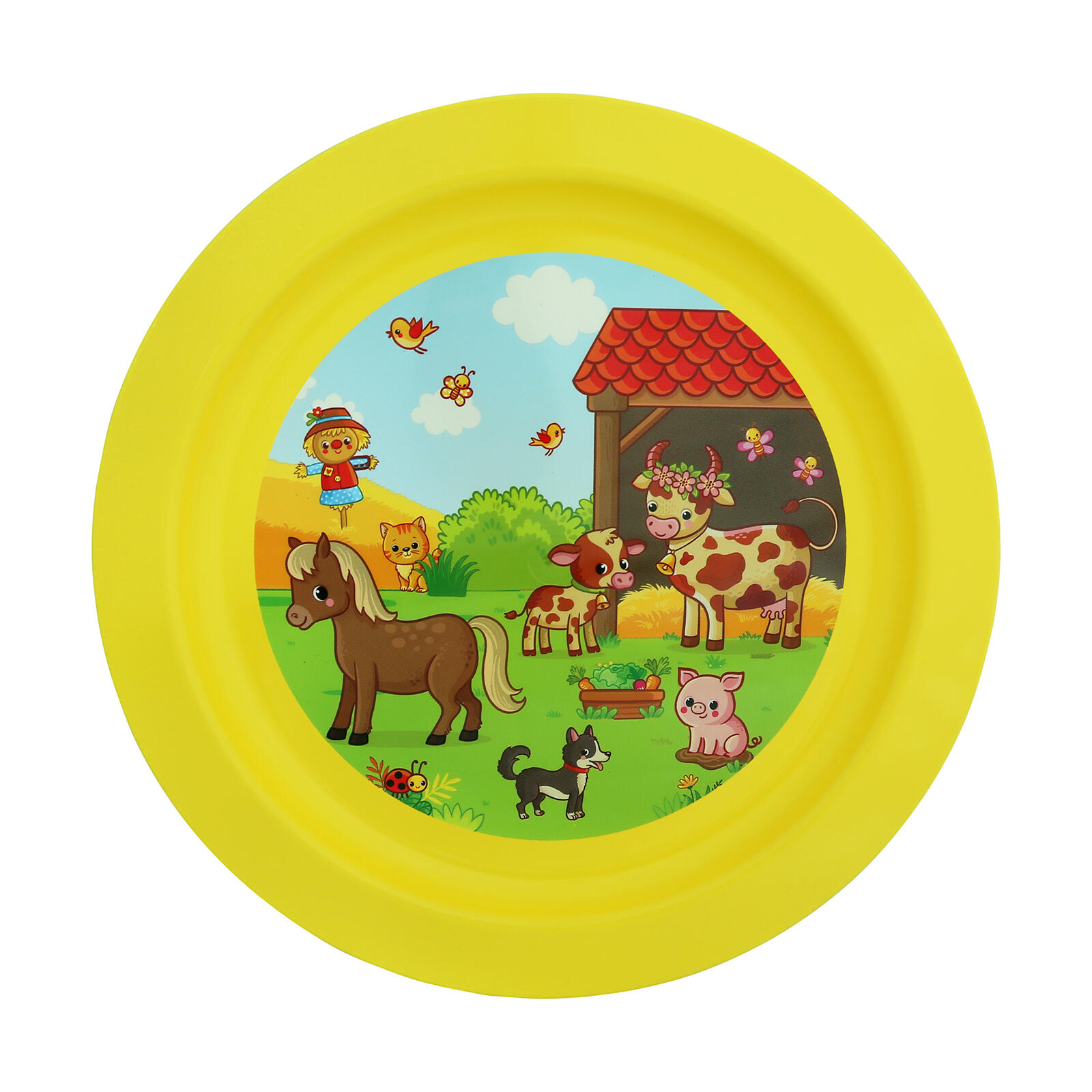 talíř dětský mělký 21cm FARMA PH mix barev 0.07 Kg MTA MAXMIX Sklad14 259275