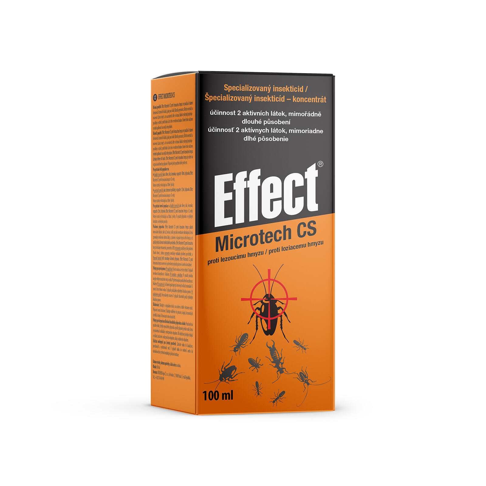 přípravek proti lezoucímu hmyzu 100ml koncentrát EFFECT MICROTECH CS 0.1 Kg MTA MAXMIX Sklad14 910772