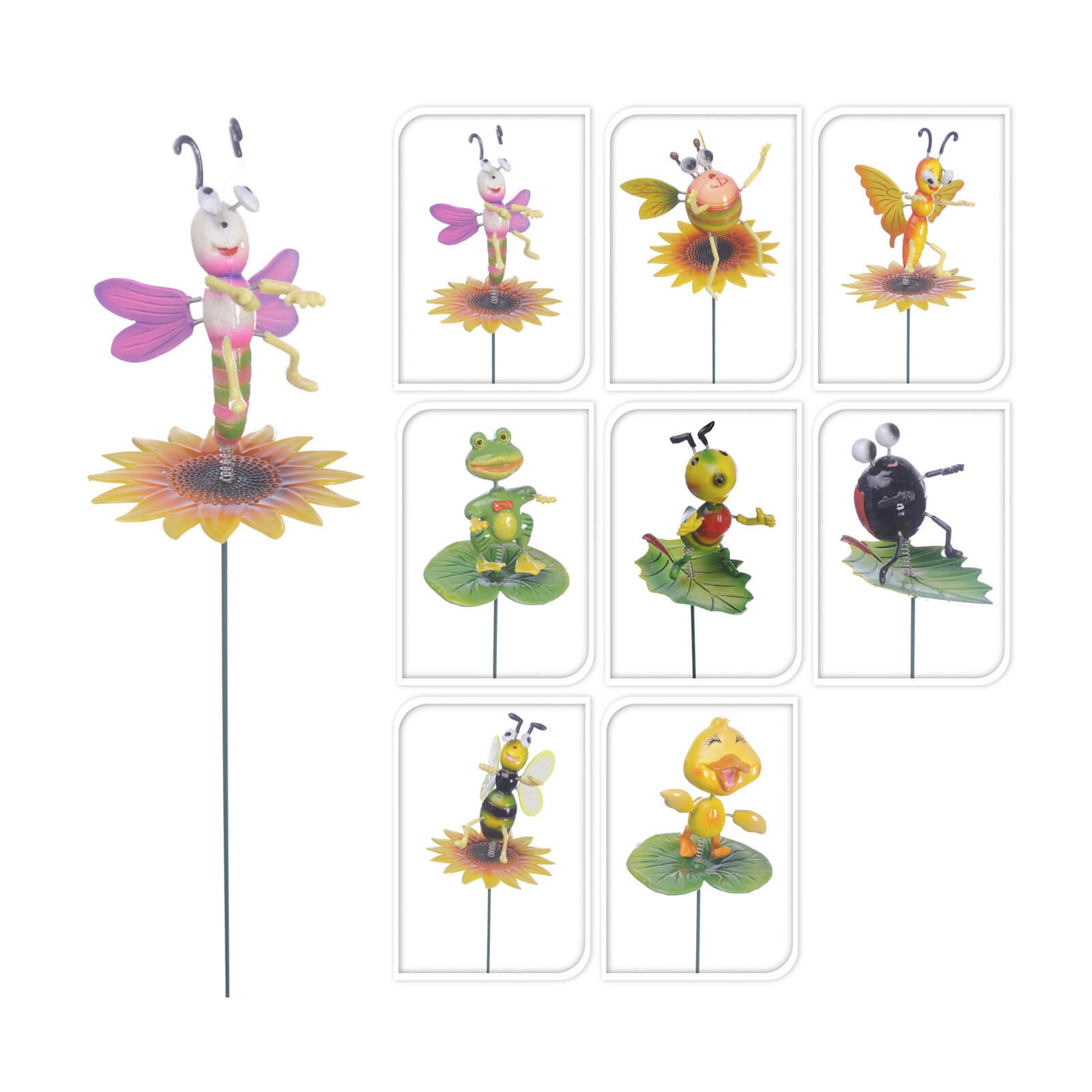 zápich ZVÍŘÁTKA Z LOUKY v.59,5cm, mix 8 druhů 0.05 Kg MTA MAXMIX Sklad14 387141