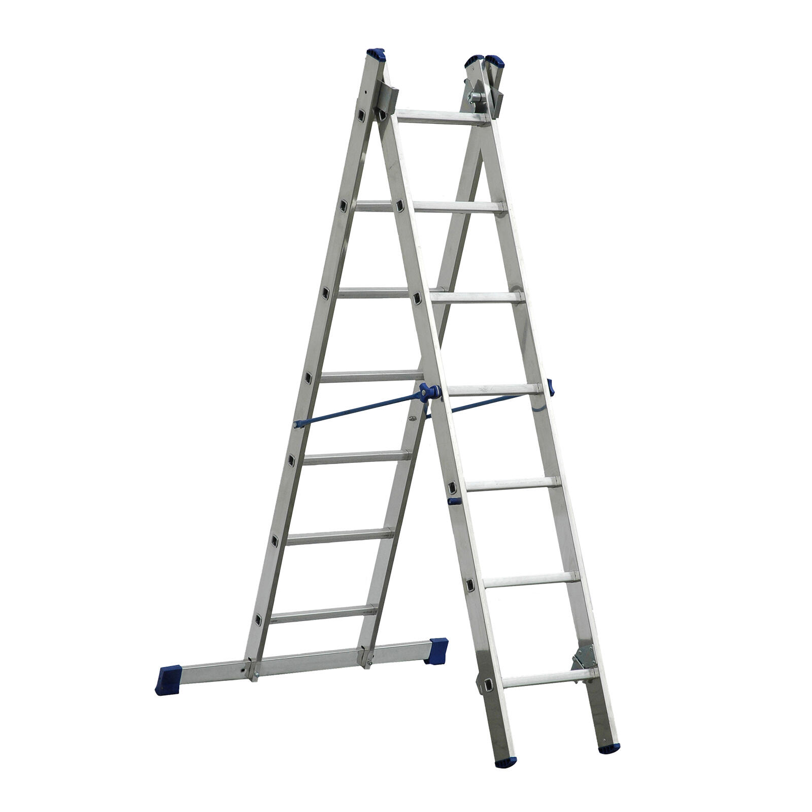 žebřík Al un. 2d.  7př. 1,91/2,95m VHR H 2x7 nosnost 150kg ELKOP 9.6 Kg MTA MAXMIX Sklad14 470061