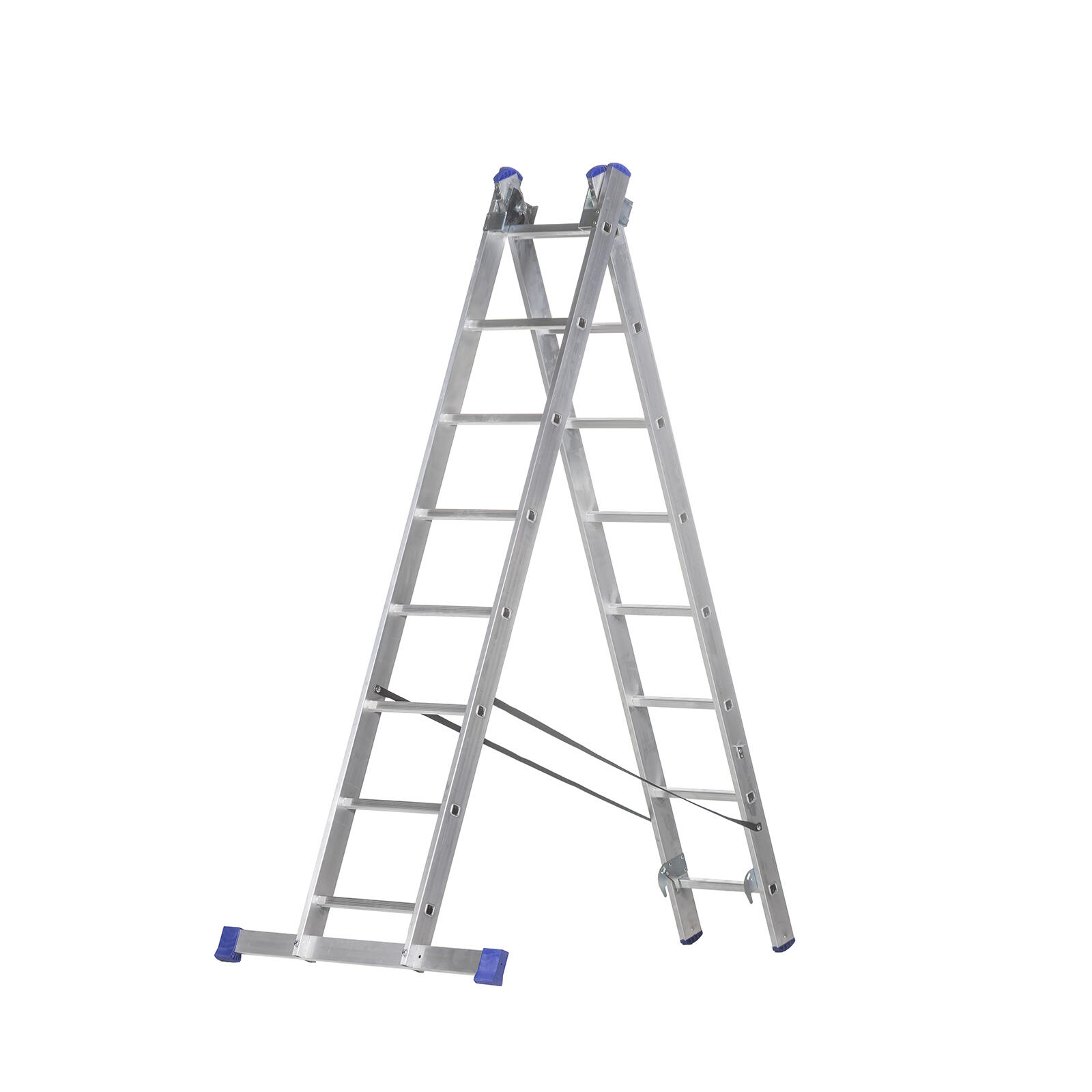 žebřík Al un. 2d.  8př. 2,17/3,47m VHR H 2x8 nosnost 150kg ELKOP 10.8 Kg MTA MAXMIX Sklad14 470062