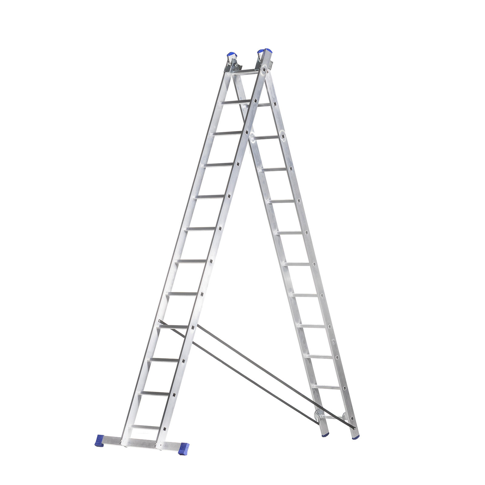 žebřík Al un. 2d. 12př. 3,21/5,29m VHR H 2x12 nosnost 150kg ELKOP 14.6 Kg MTA MAXMIX Sklad14 470066