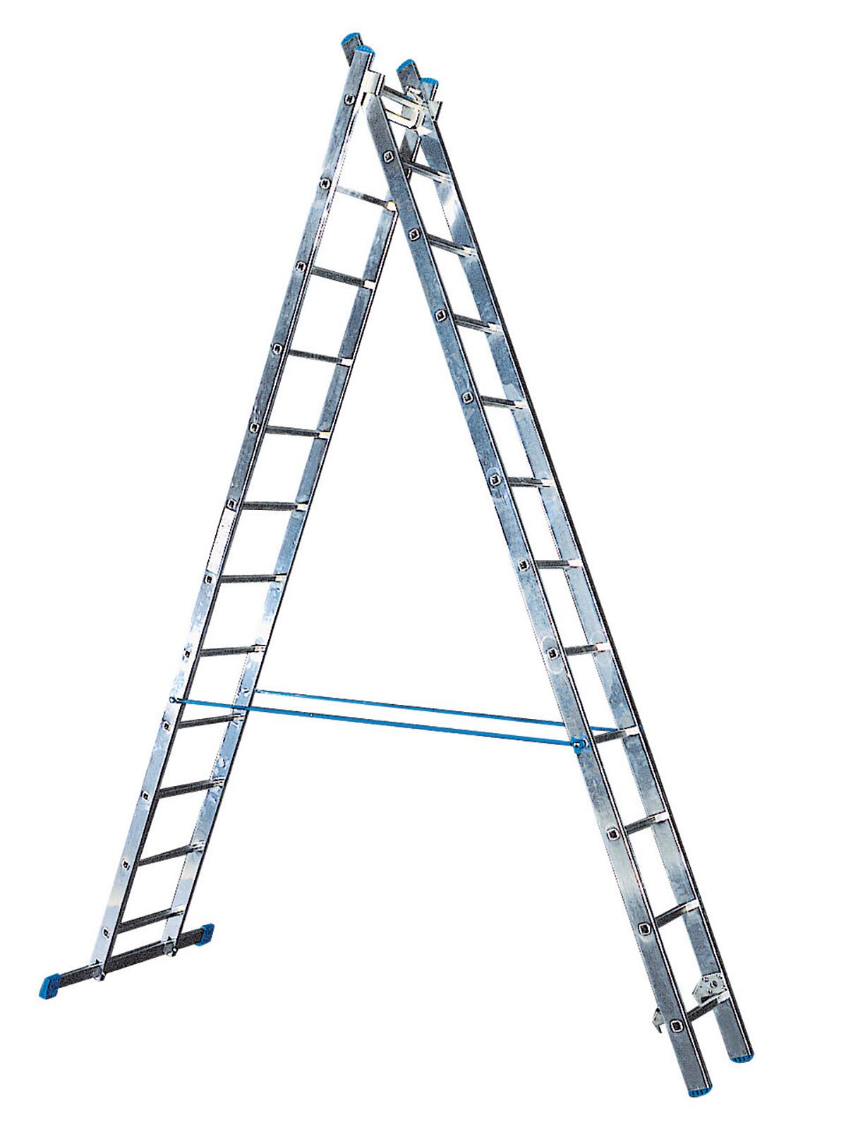 žebřík Al un. 2d. 12př. 3,21/5,29m VHR H 2x12 nosnost 150kg ELKOP 14.6 Kg MTA MAXMIX Sklad14 470066