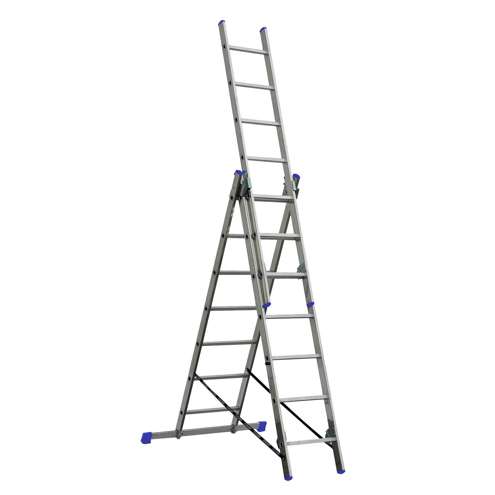 žebřík Al un. 3d.  7př. 1,91/3,99m VHR H 3x7 nosnost 150kg ELKOP 13.2 Kg MTA MAXMIX Sklad14 470081