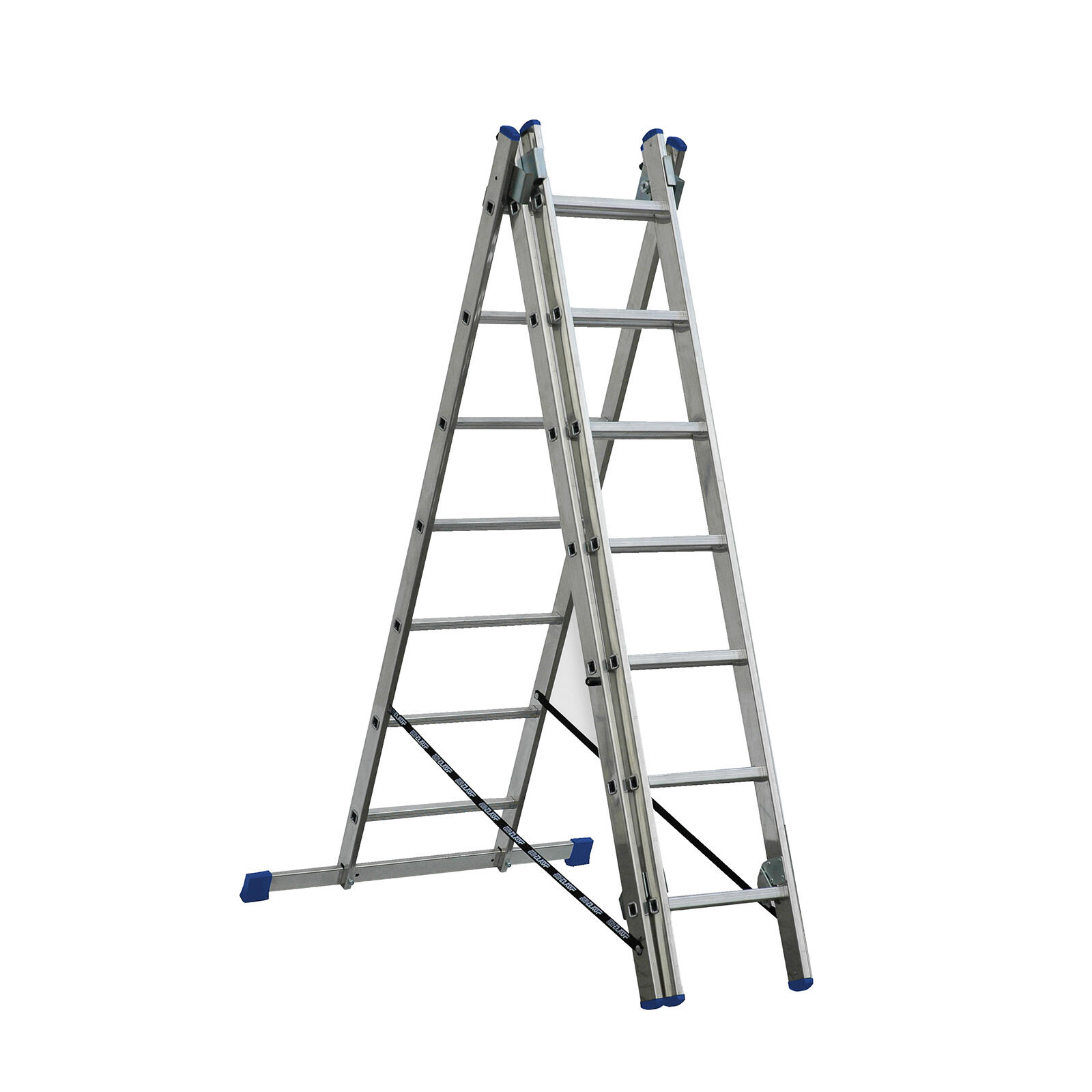 žebřík Al un. 3d.  7př. 1,91/3,99m VHR H 3x7 nosnost 150kg ELKOP 13.2 Kg MTA MAXMIX Sklad14 470081