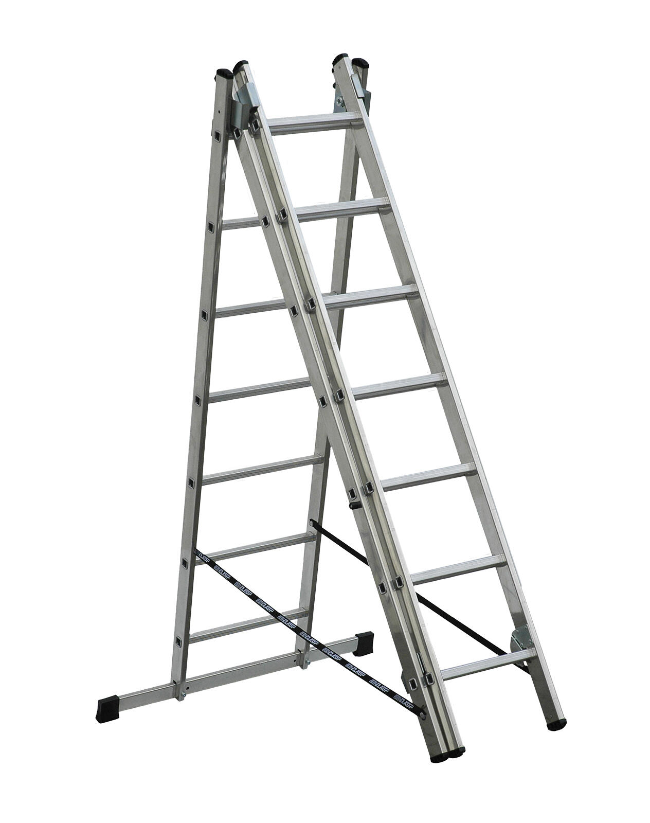 žebřík Al un. 3d.  7př. 1,91/3,99m VHR SSTS 3x7 nosnost 150kg ELKO 9.3 Kg MTA MAXMIX Sklad14 470101