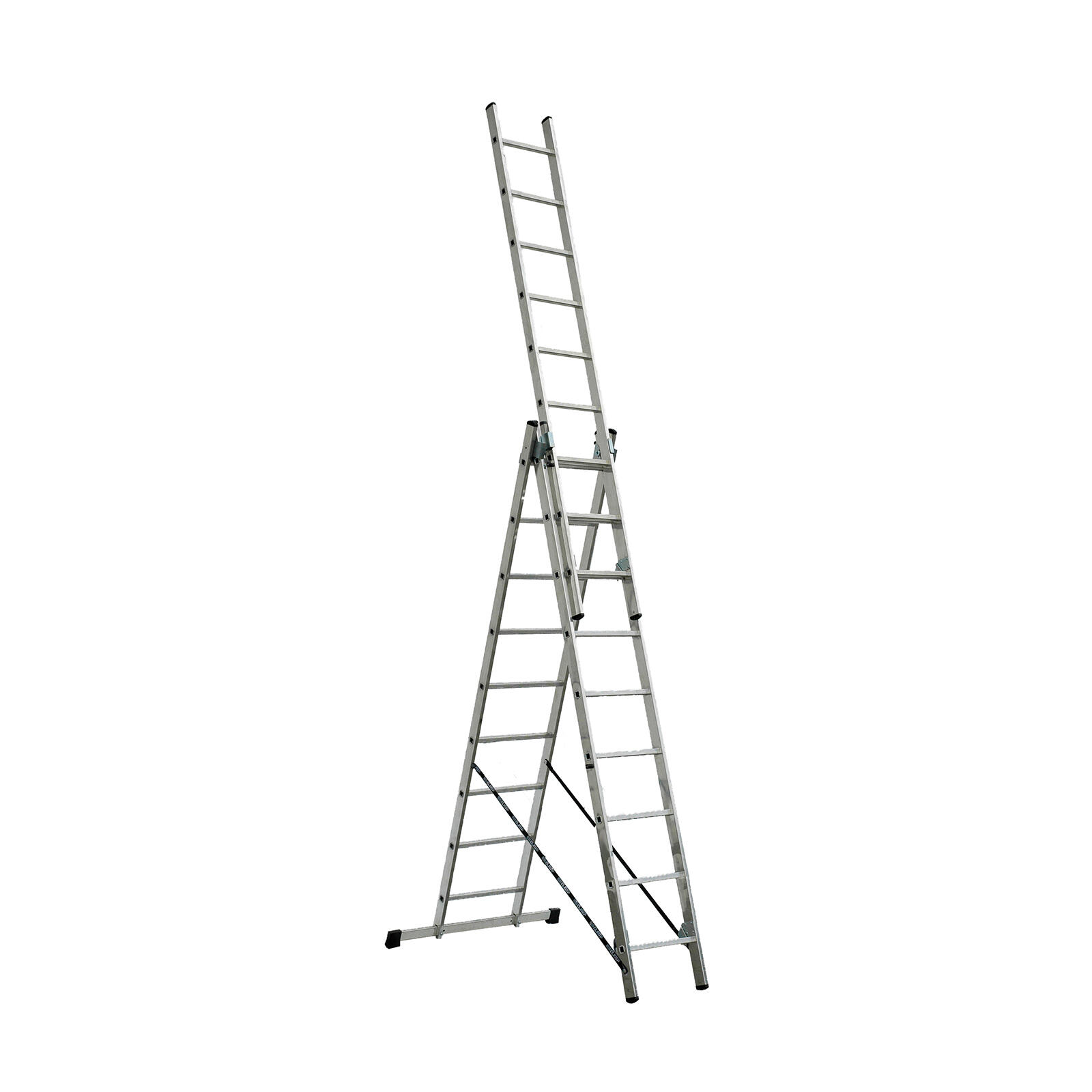 žebřík Al un. 3d.  9př. 2,43/5,29m VHR T 3x9 nosnost 150kg ELKOP 13.4 Kg MTA MAXMIX Sklad14 470103