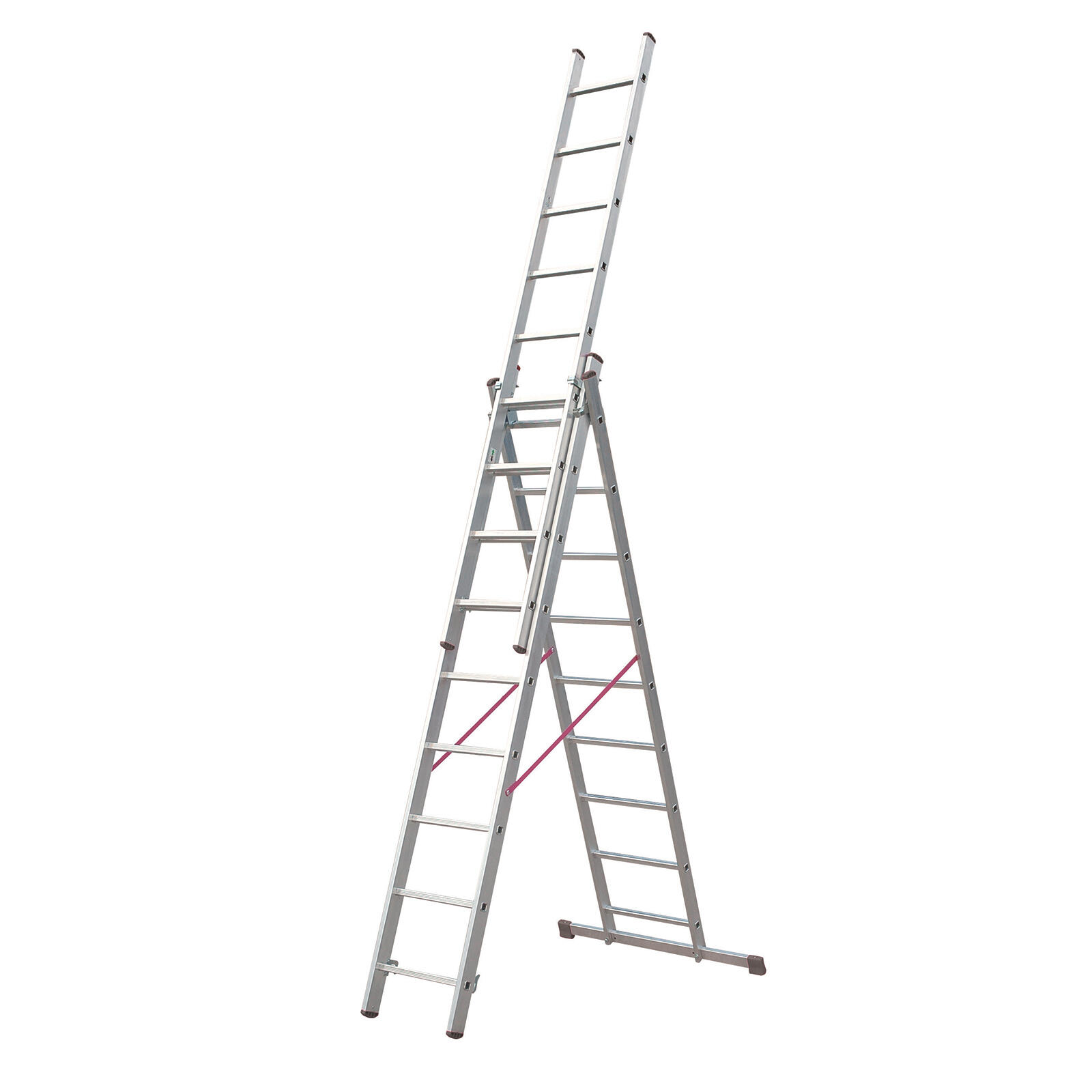 žebřík Al un. 3d.  9př. 2,43/5,29m VHR T 3x9 nosnost 150kg ELKOP 13.4 Kg MTA MAXMIX Sklad14 470103