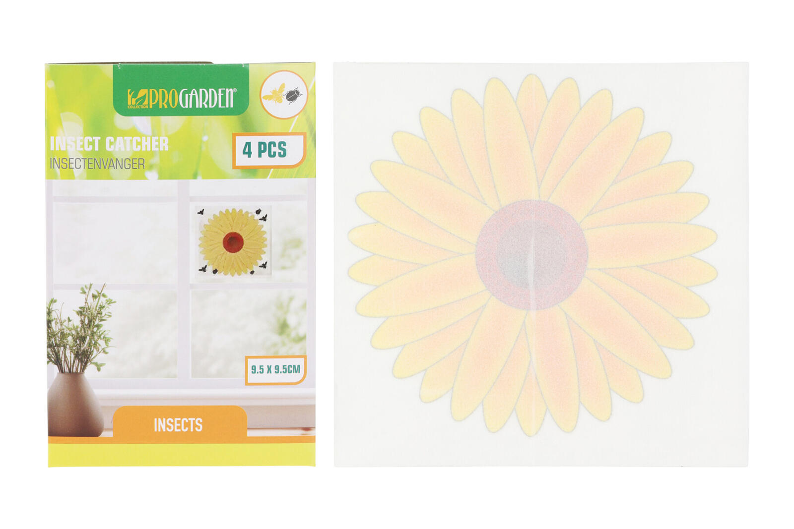 mucholapka okenní KVĚTINA 9,5x9,5cm (4ks) 0.01 Kg MTA MAXMIX Sklad14 387164