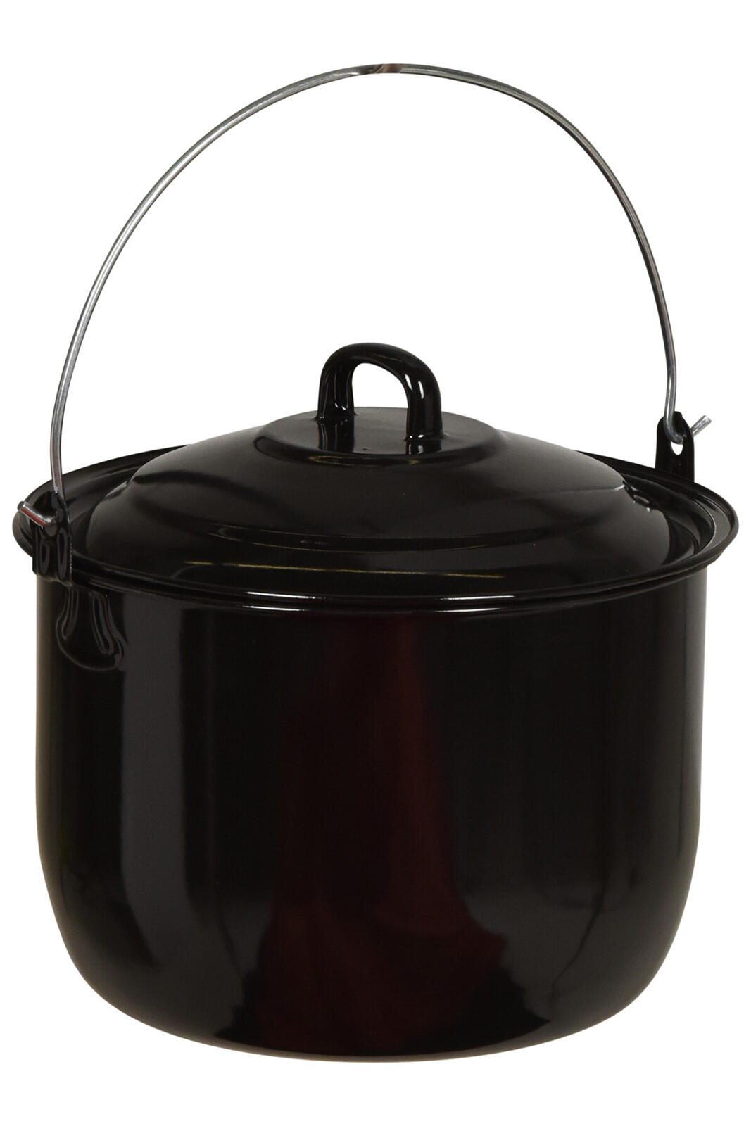 hrnec závěsný 24cm, 6,7l, s poklicí, smalt/uhlík.ocel ČER 1.11 Kg MTA MAXMIX Sklad14 387171