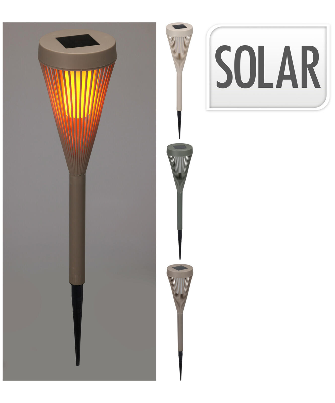 lampa solární pr. 7,5cm, v.46,5cm LED PP mix barev mat. 0.15 Kg MTA MAXMIX Sklad14 387182