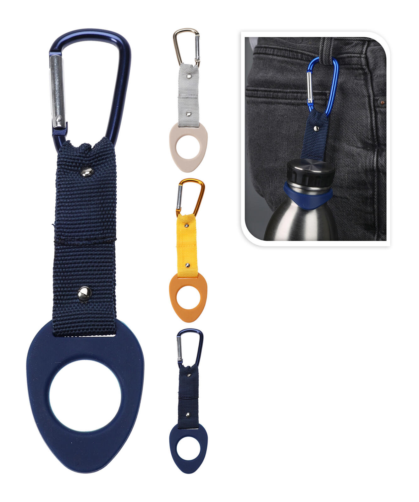 držák na lahev 16x3,8x0,5cm silikon/Al mix barev 0.02 Kg MTA MAXMIX Sklad14 387186