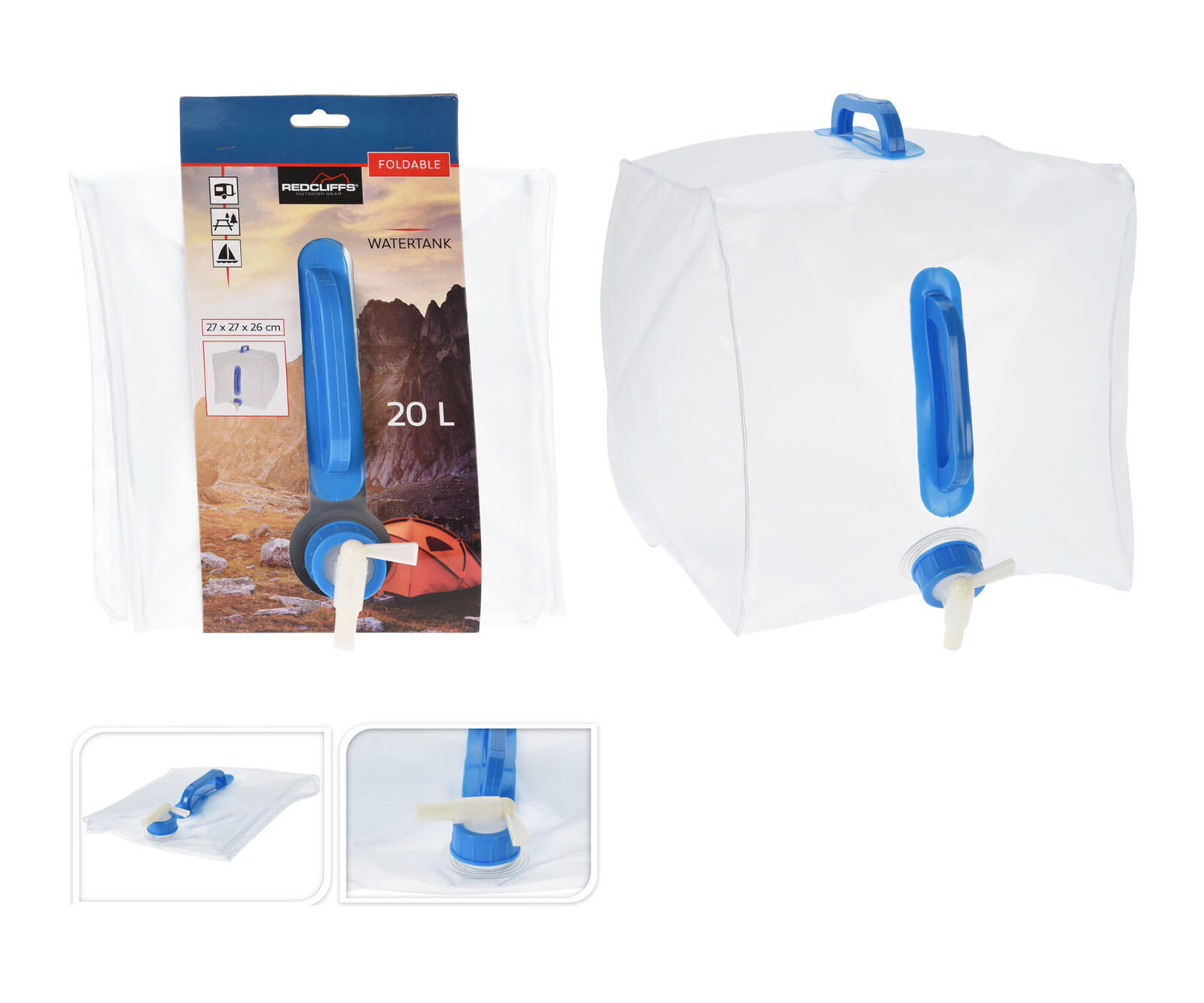 kanystr skládací 20l 0.26 Kg MTA MAXMIX Sklad14 387193