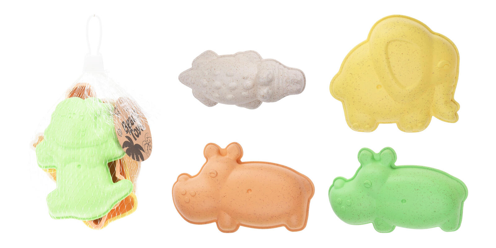 formičky na písek DIVOKÁ ZVÍŘATA sada 4díl. PH 0.06 Kg MTA MAXMIX Sklad14 387225