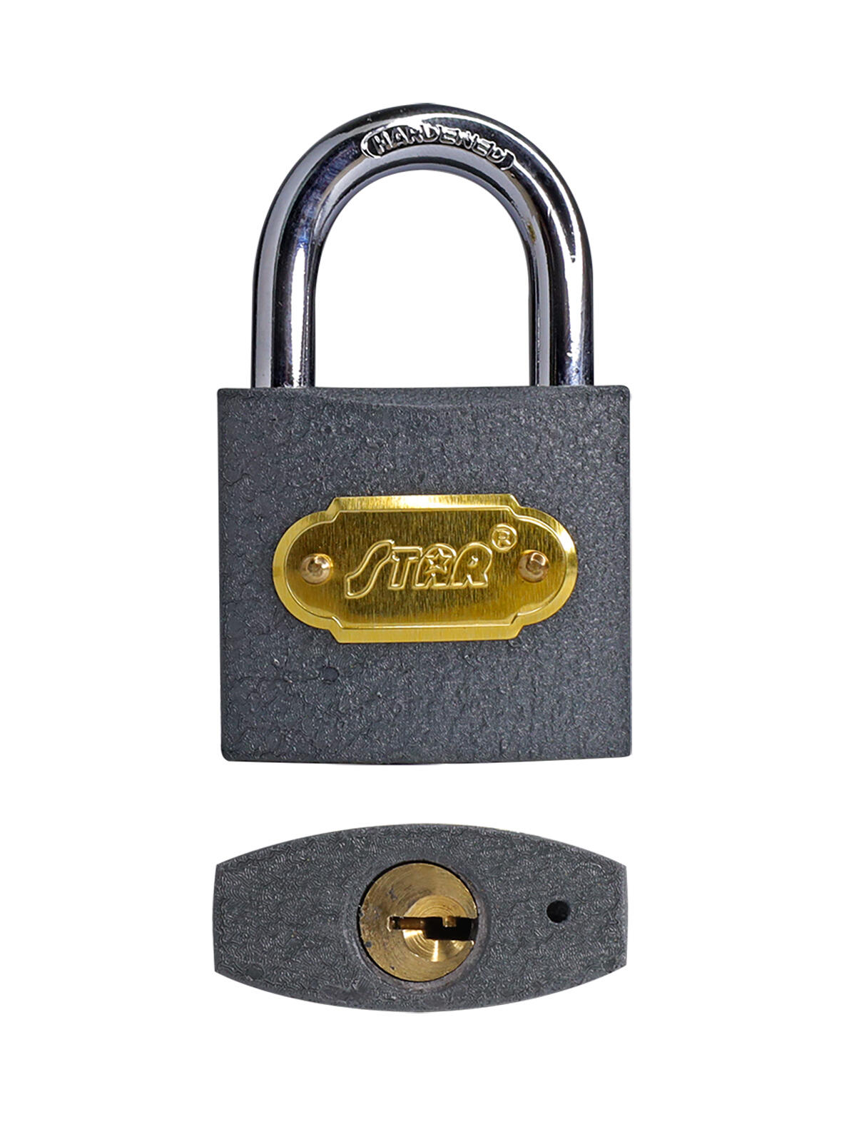 zámek visací STAR 10HS/38mm Fe 3kl. 0.14 Kg MTA MAXMIX Sklad14 500439