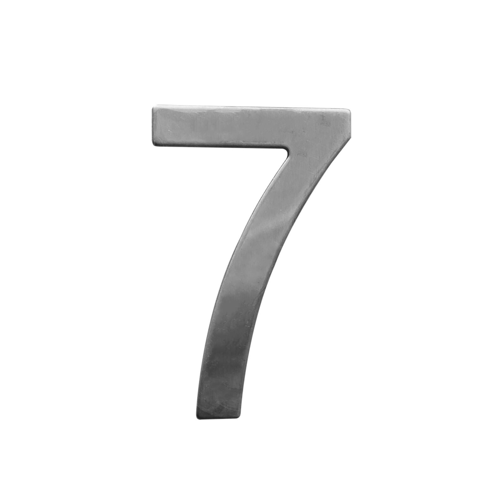 číslo domovní STAR č.7 75mm nerez 0.02 Kg MTA MAXMIX Sklad14 500501