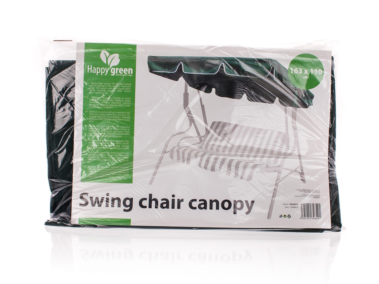 stříška na houpačku 163x110cm textil ZE tm. 0.4 Kg MTA MAXMIX Sklad14 266195