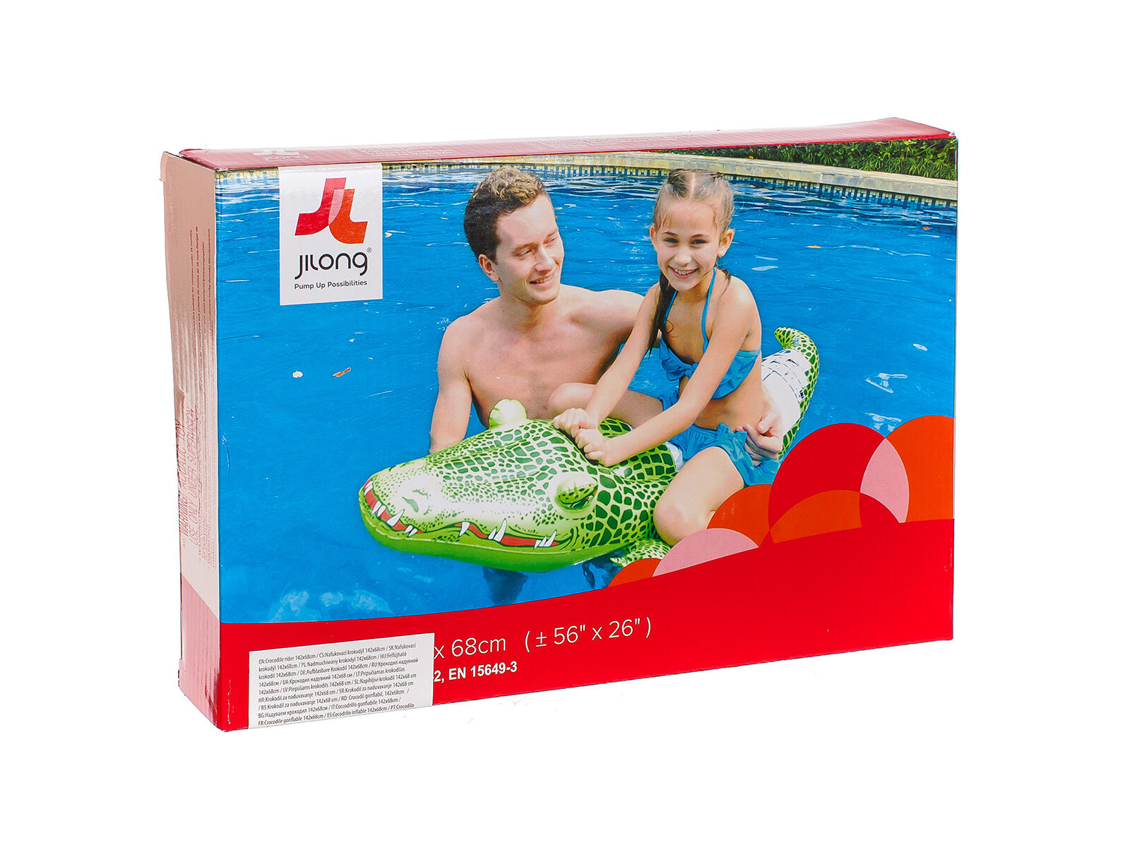 lehátko nafukovací 139x61x23cm KROKODÝL